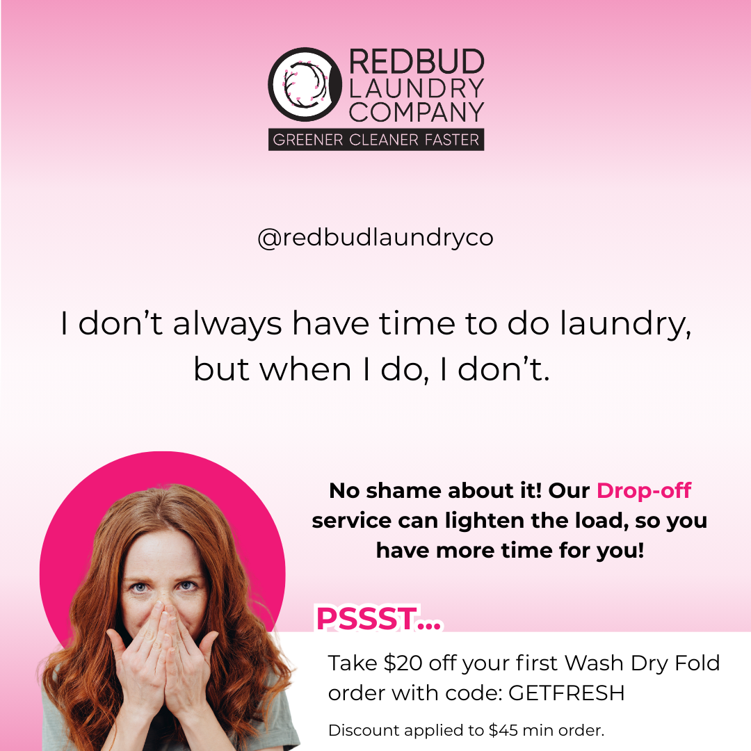 Tulsa Wash Dry Fold Laundry Service | Redbud Laundry Company