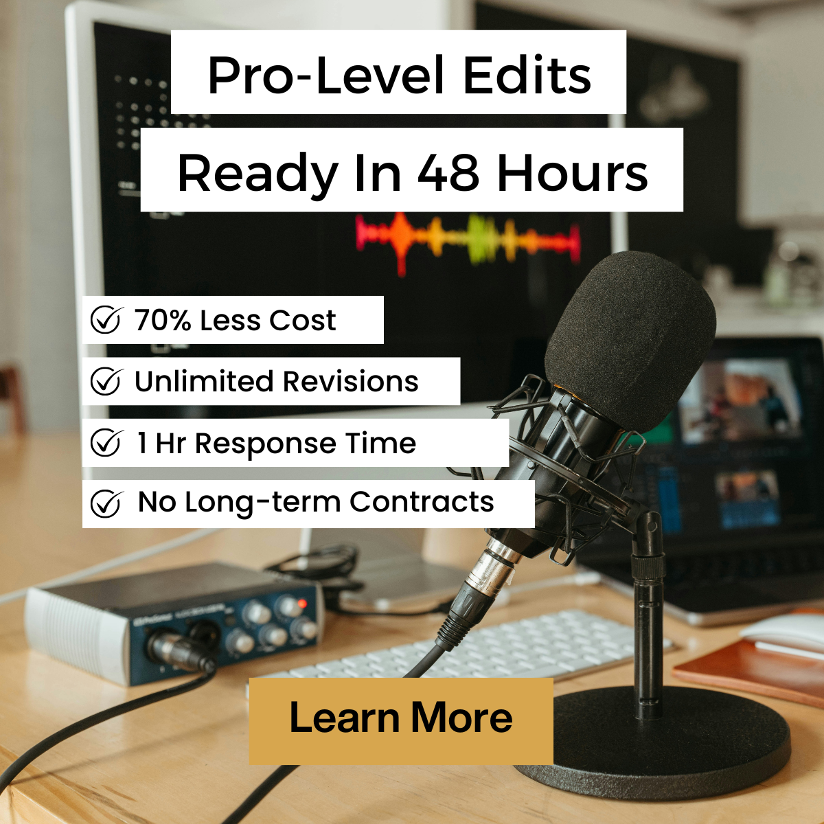 On-Demand Video Editing Support