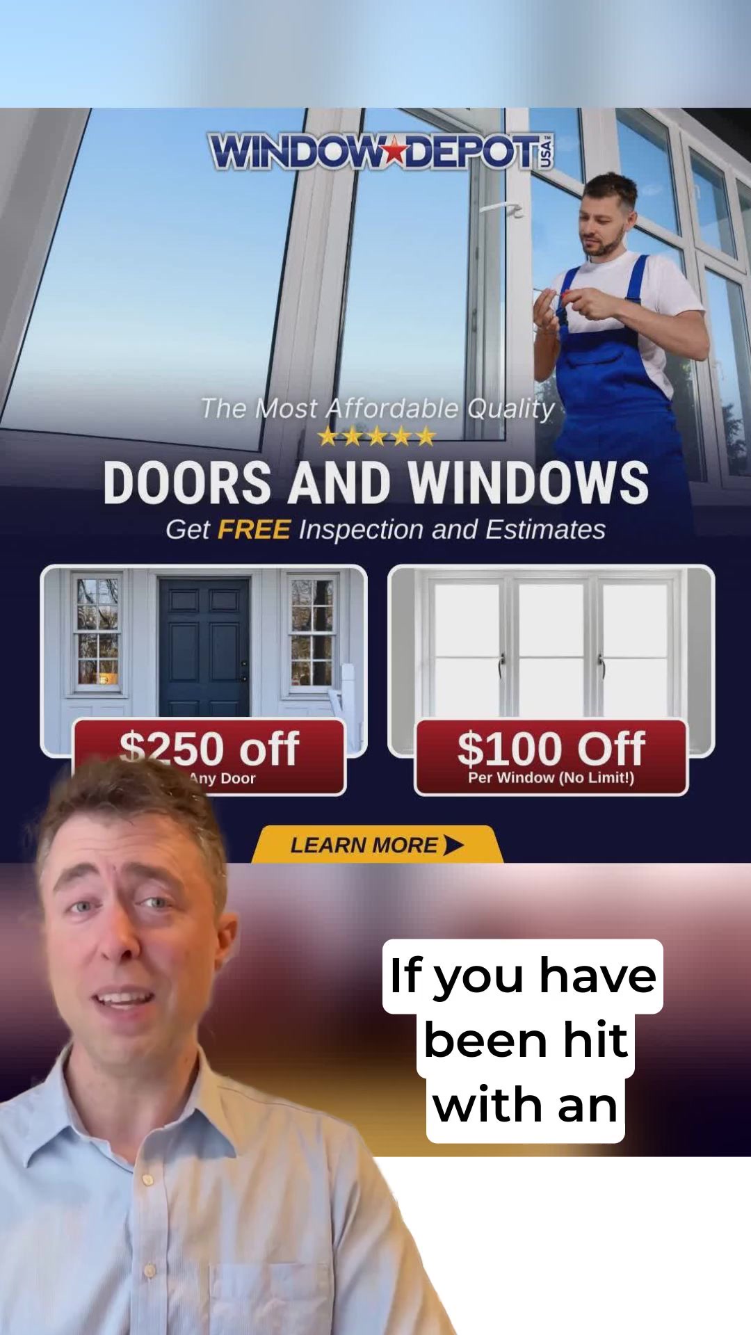 Window Depot USA of Augusta Window & Door ad creative
