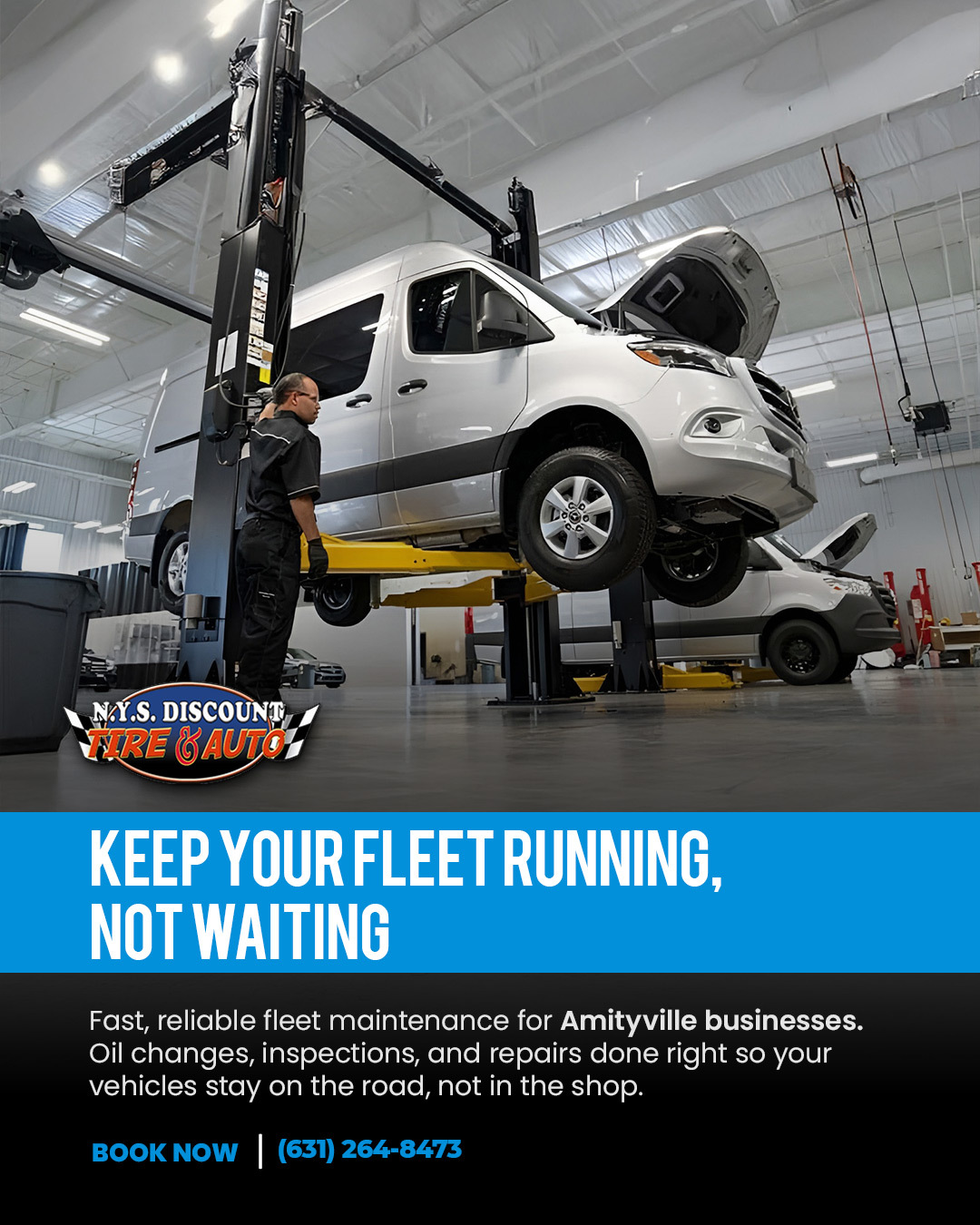 Nys Discount Tire & Auto Auto Repair ad creative