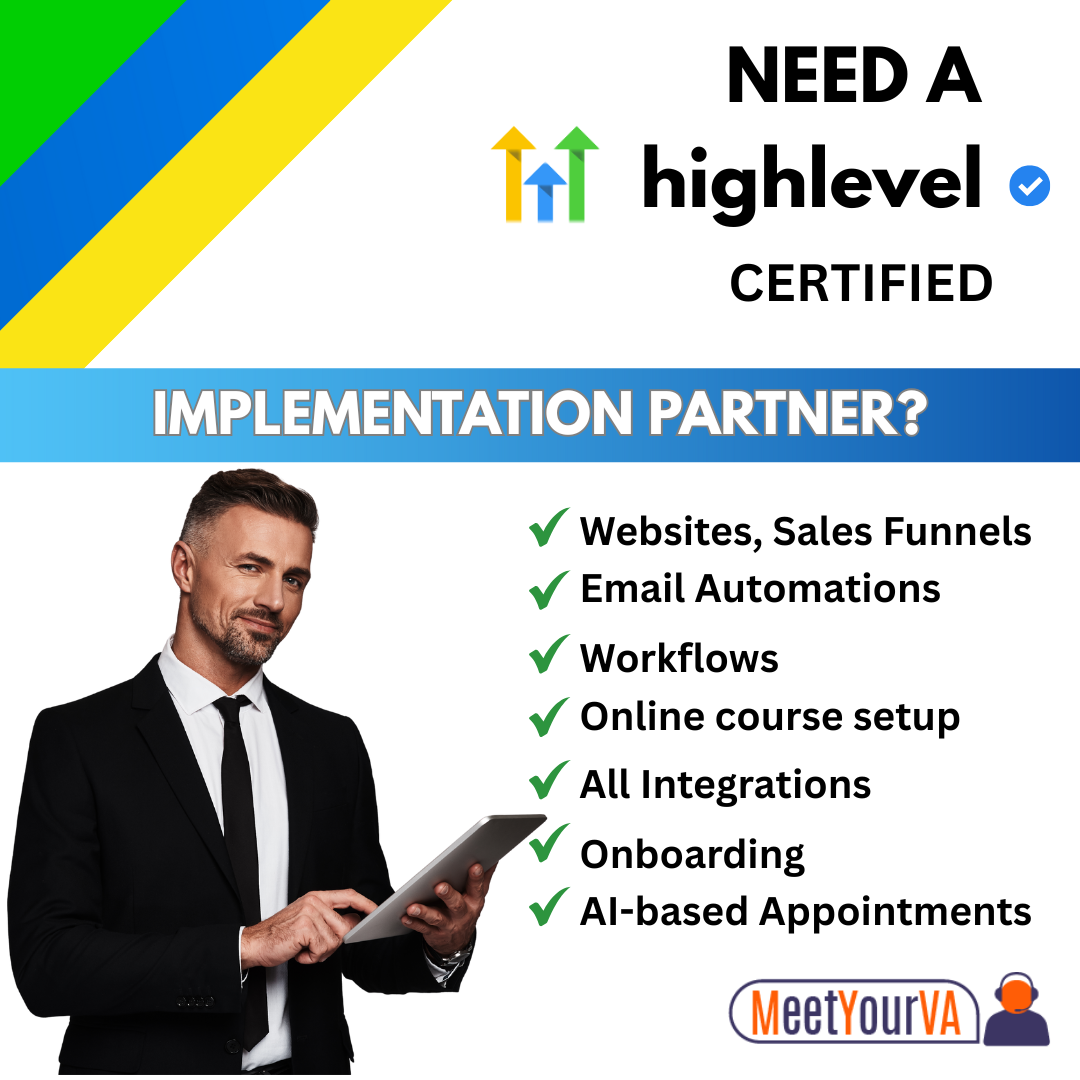 MeetyourVa GoHighLevel Resellers ad creative