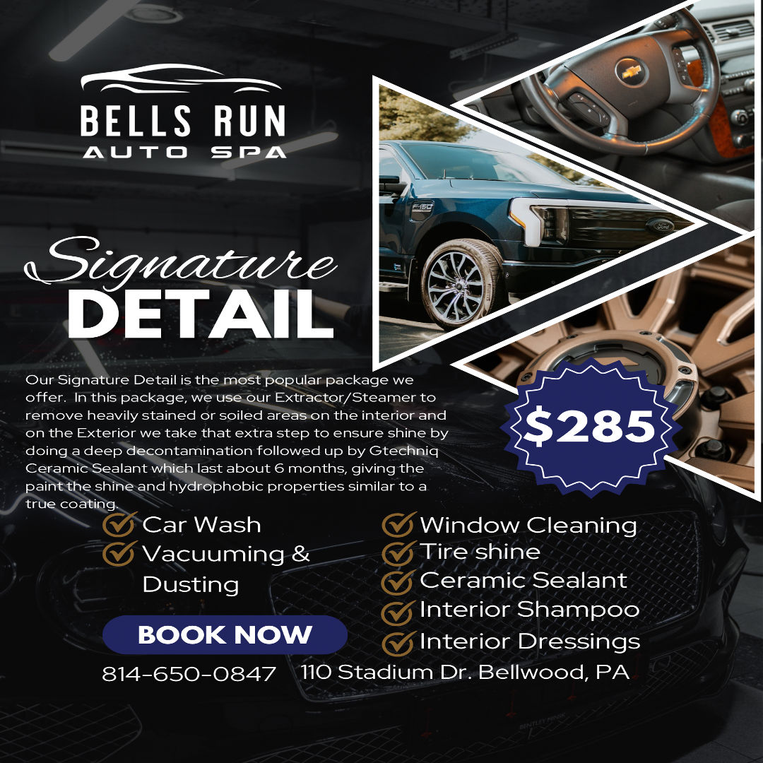 Bells Run Auto Spa Auto Detailing ad creative