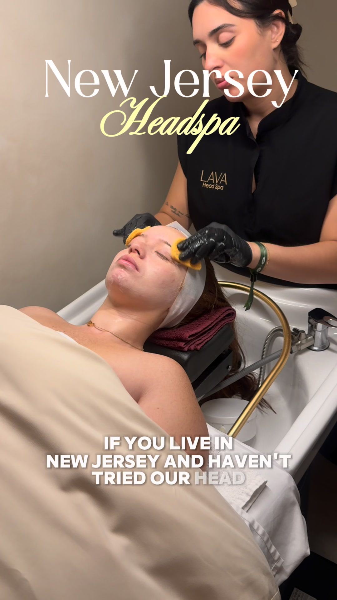 Lava Head Spa Day Spa ad creative
