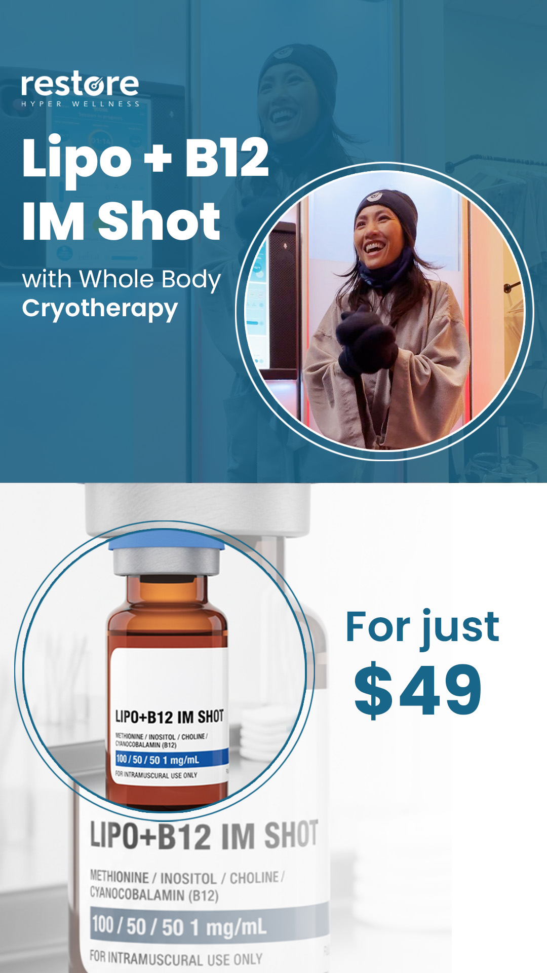 Restore Hyper Wellness Weight Loss Clinic ad creative