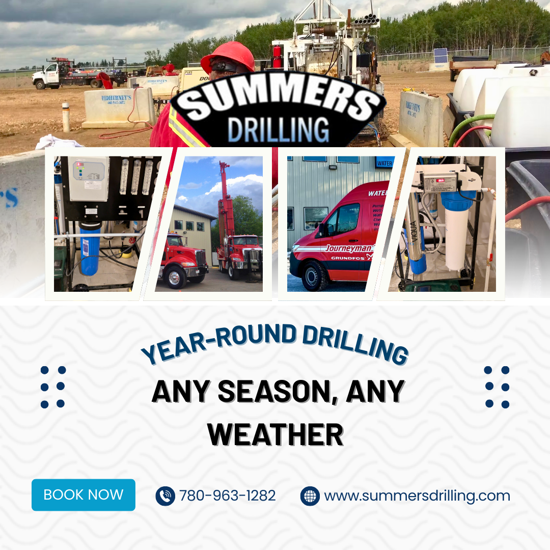 💧 Water Well Drilling That Doesn’t Stop for Winter