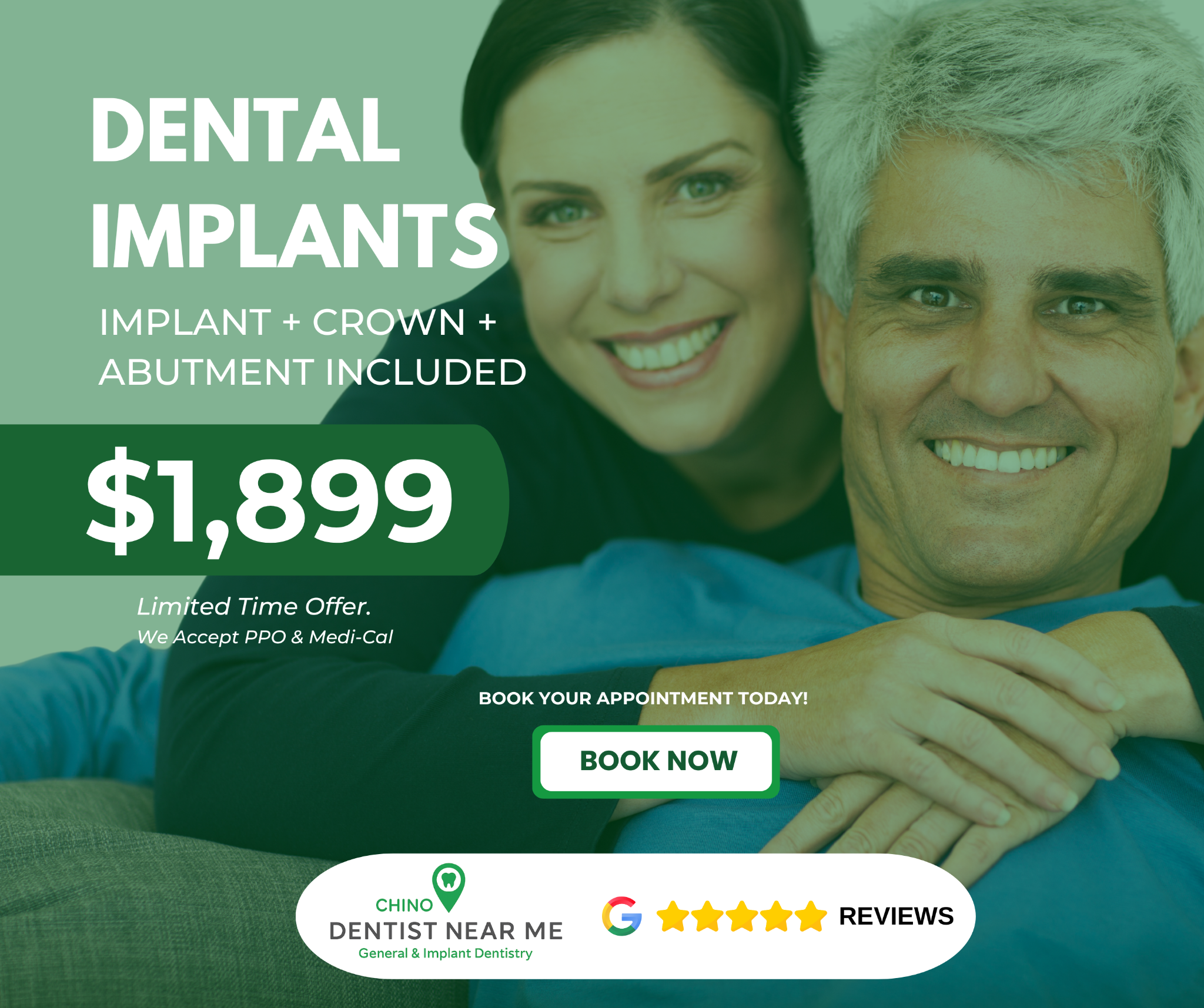 Dental Implant Package – Only $1,899