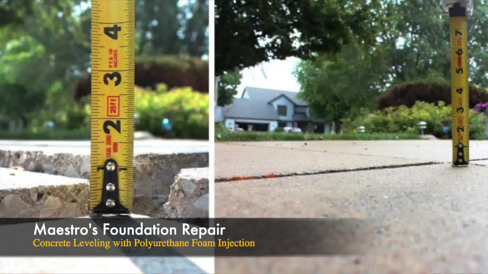 Maestro's Foundation Repair Concrete & Paving ad creative