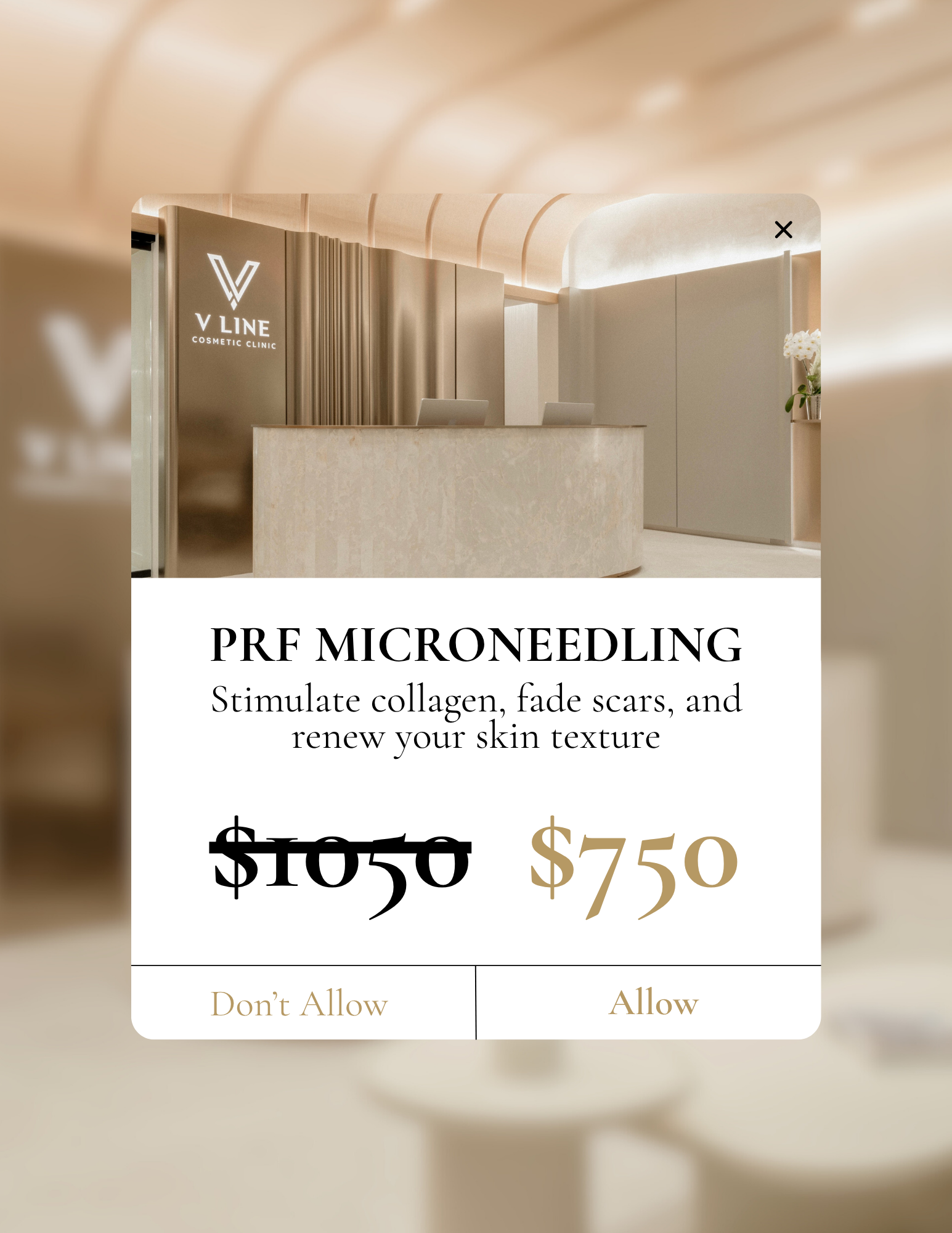 V Line Cosmetic Clinic - Los Altos Med Spa ad creative