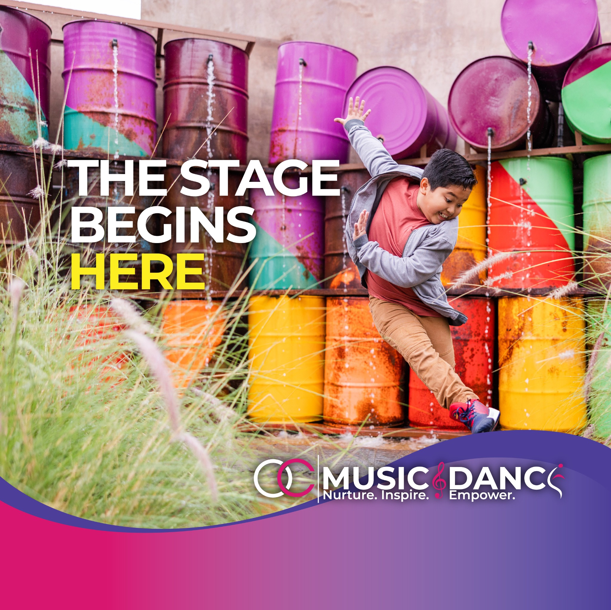 OC Music & Dance Dance Studio ad creative