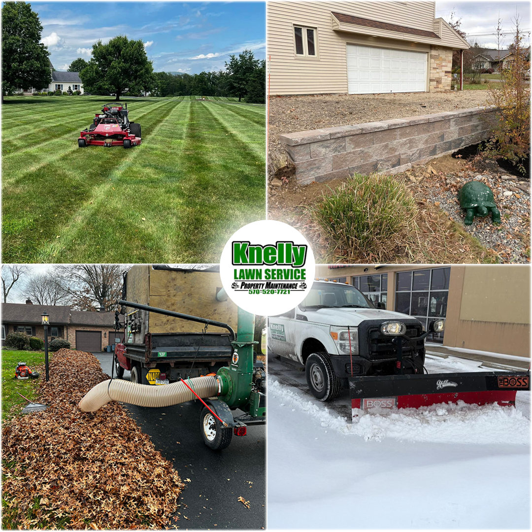 Knelly Lawn Service and Property Maintenance Landscaping ad creative