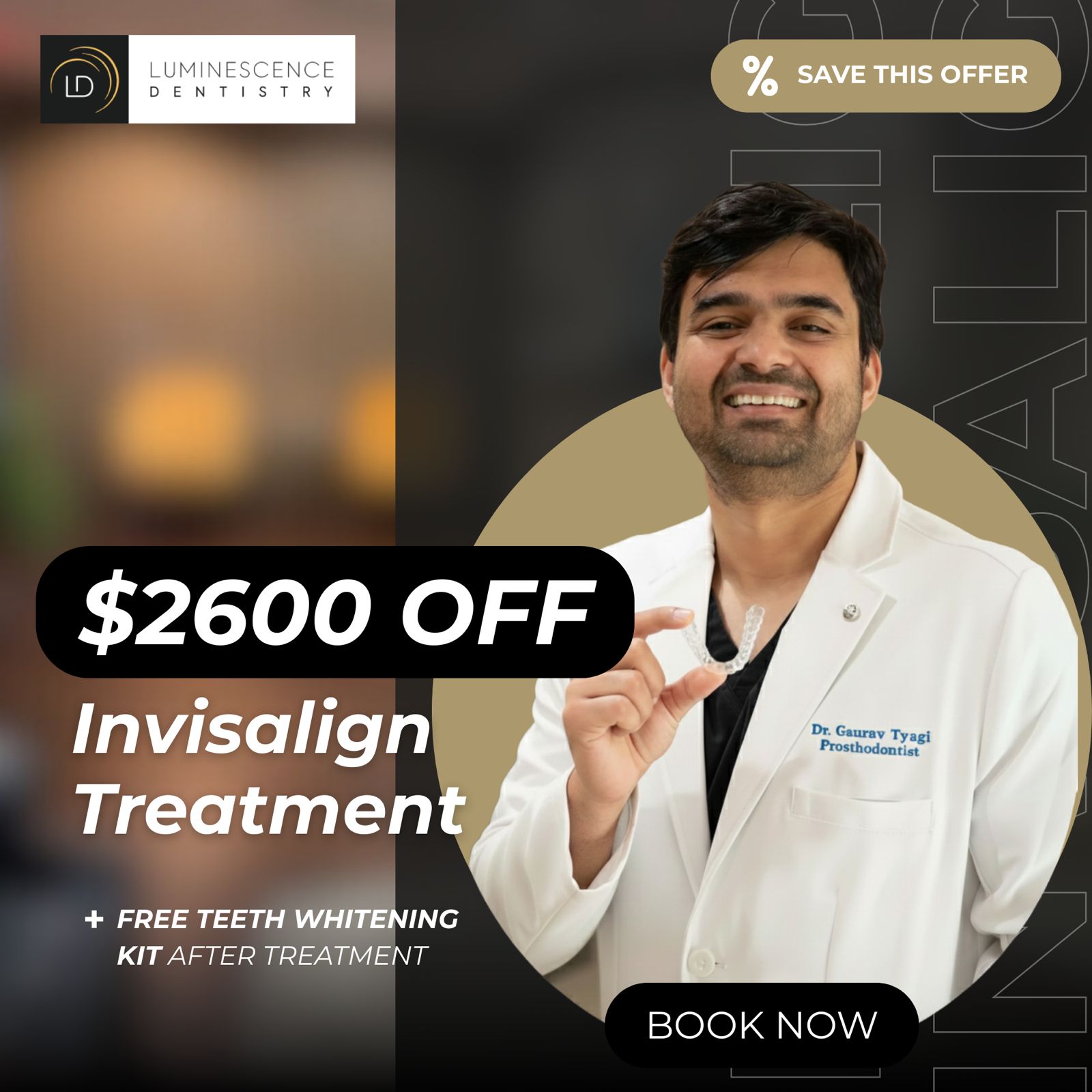Holiday Special Alert: Get $2,600 OFF Invisalign in Dallas!