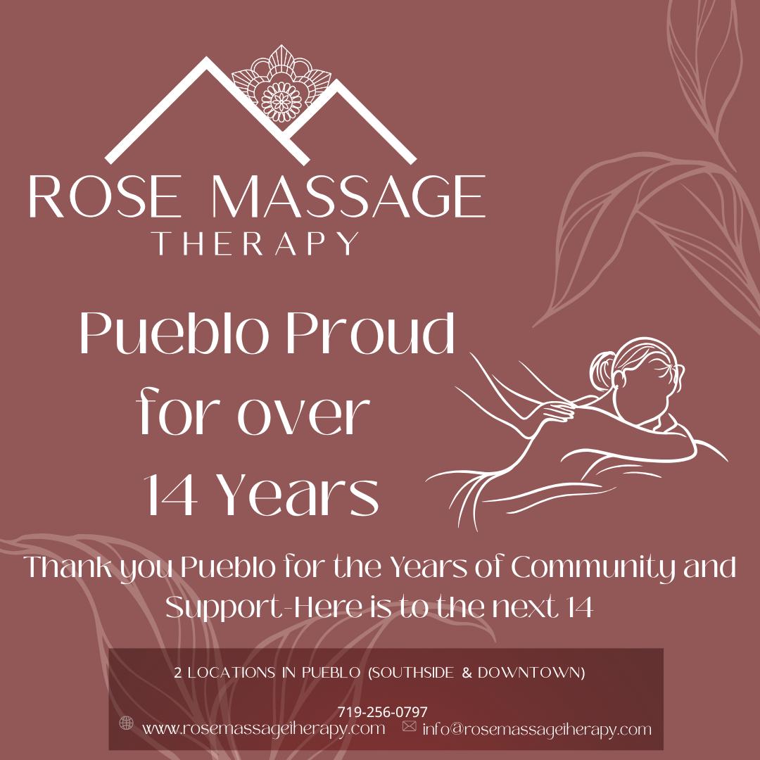 Rose Massage Therapy & Float Spa Massage Therapy ad creative