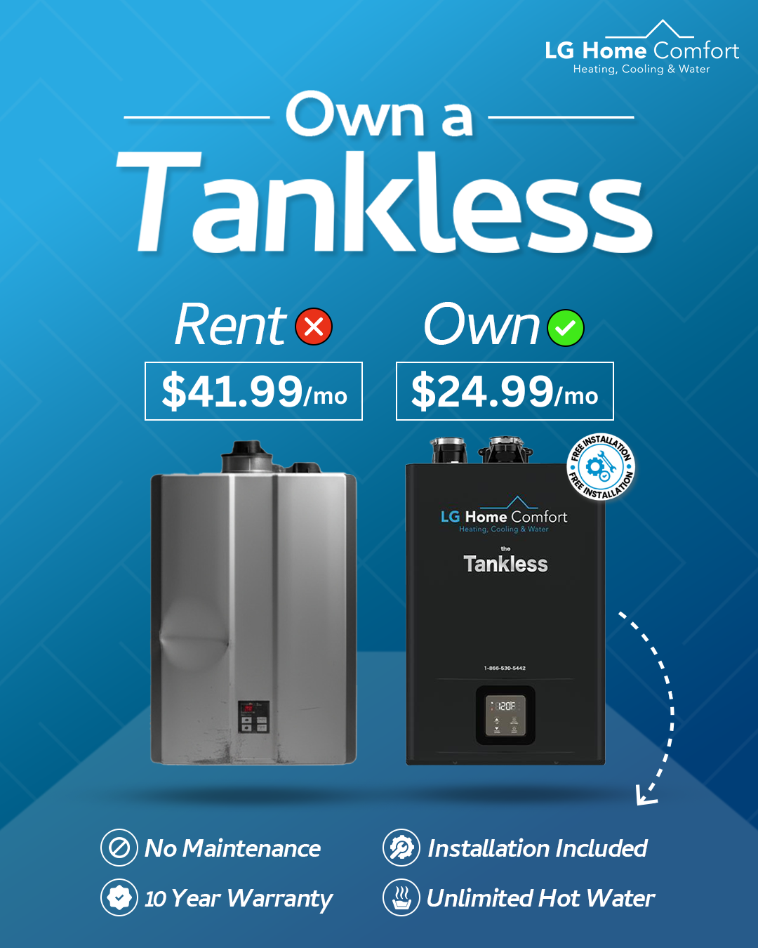 The Tankless That Never Needs Maintenance 💧