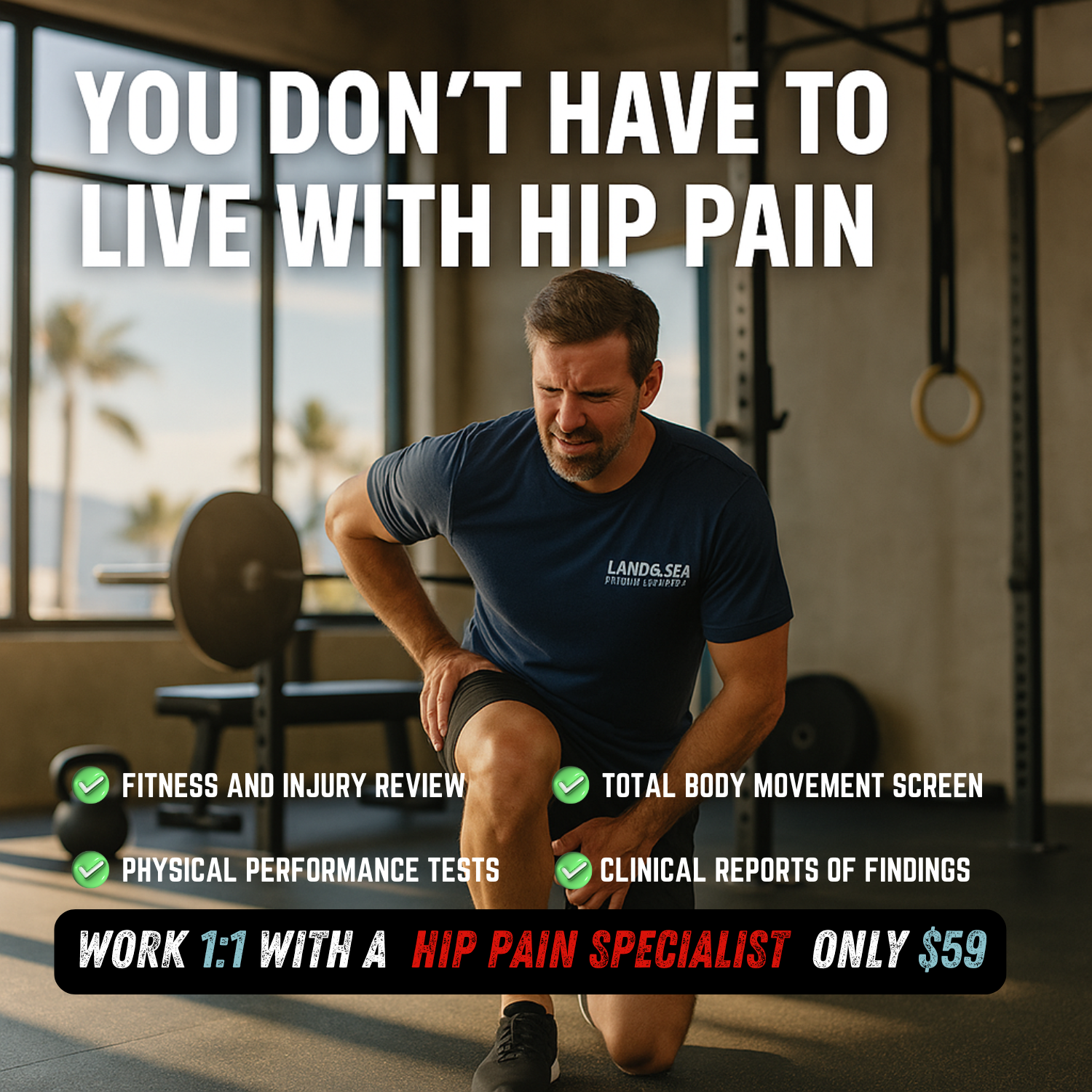 Land and Sea Physical Therapy Physical Therapist ad creative