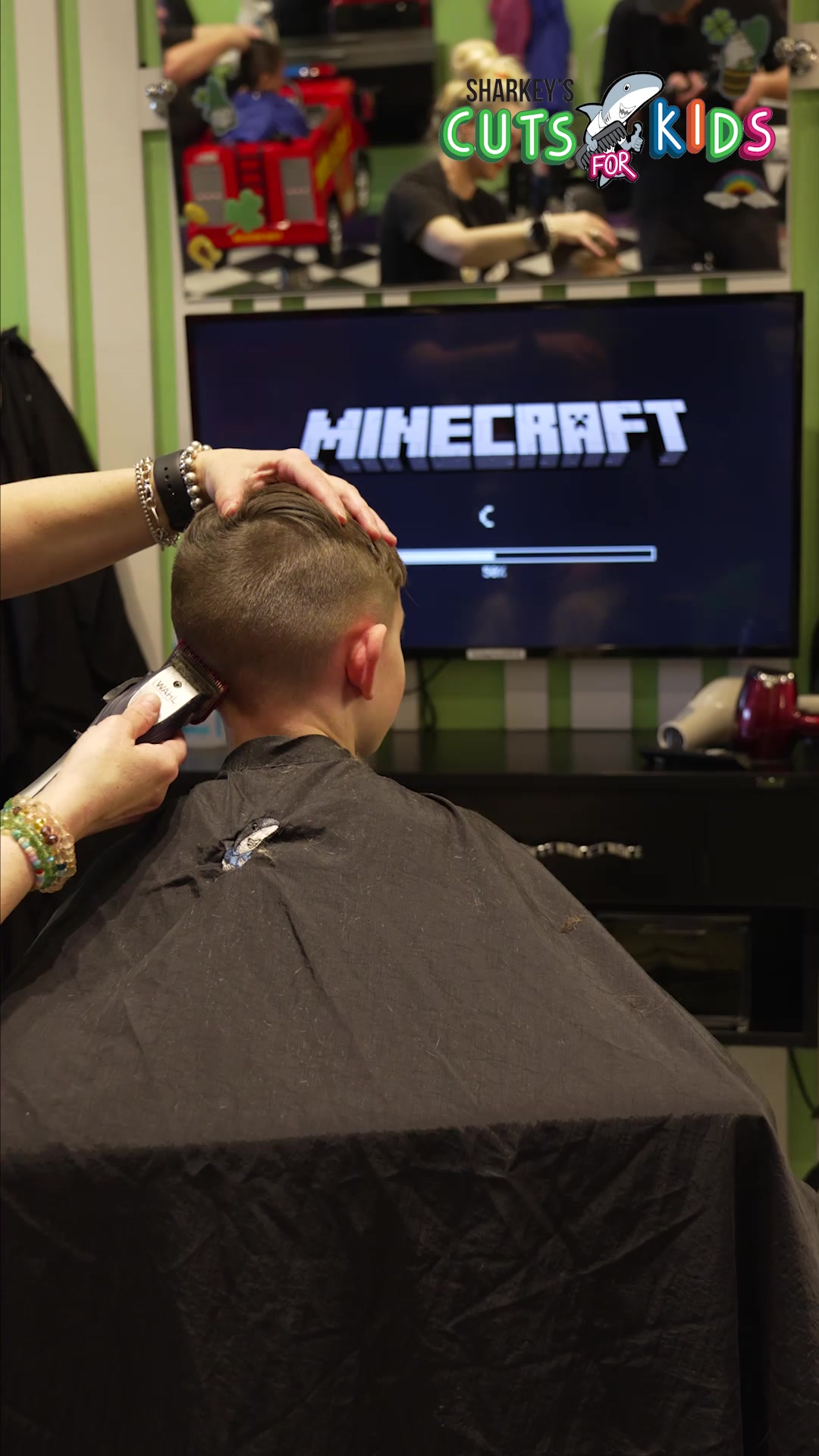 Sharkey's Cuts for Kids - Broken Arrow, OK Barber Shop ad creative