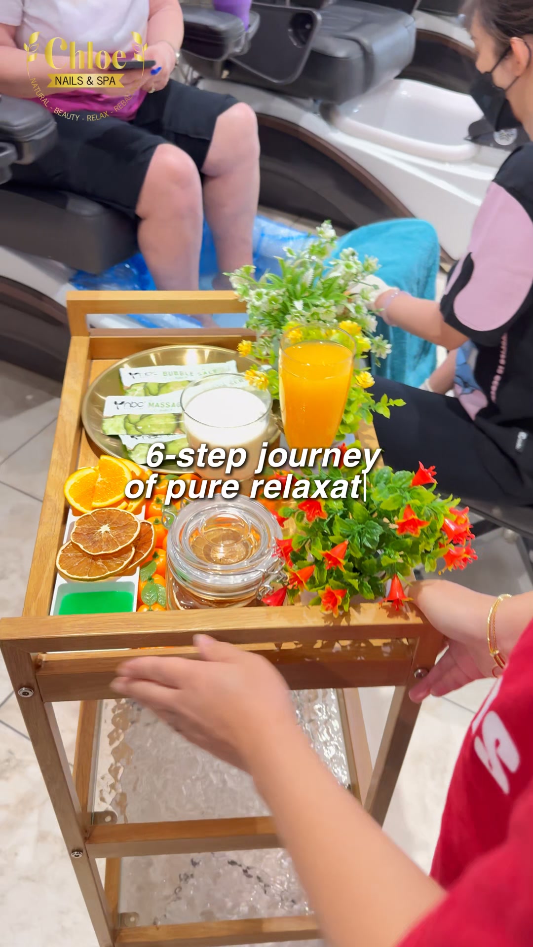 Your 6-Step Escape: The Signature Pedicure at Chloe Nails & Spa