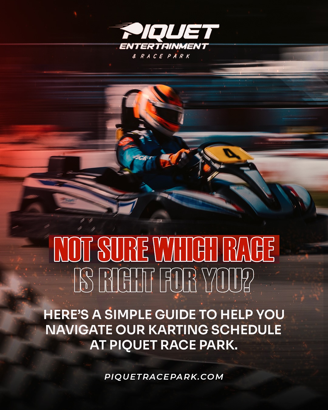 Piquet Race Park Event Venue ad creative