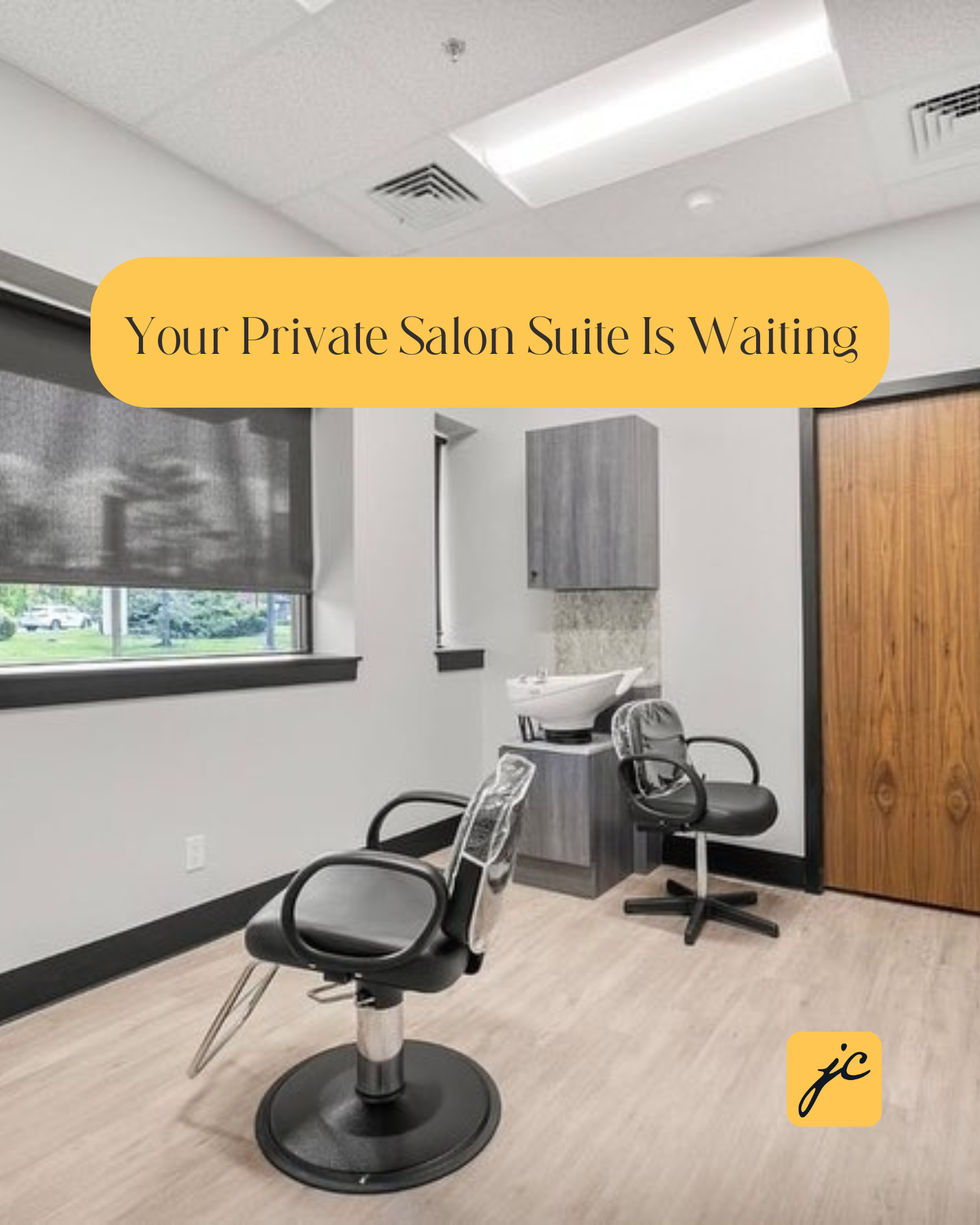 NEW! Salon suite rentals 🔑 Book a tour todays
