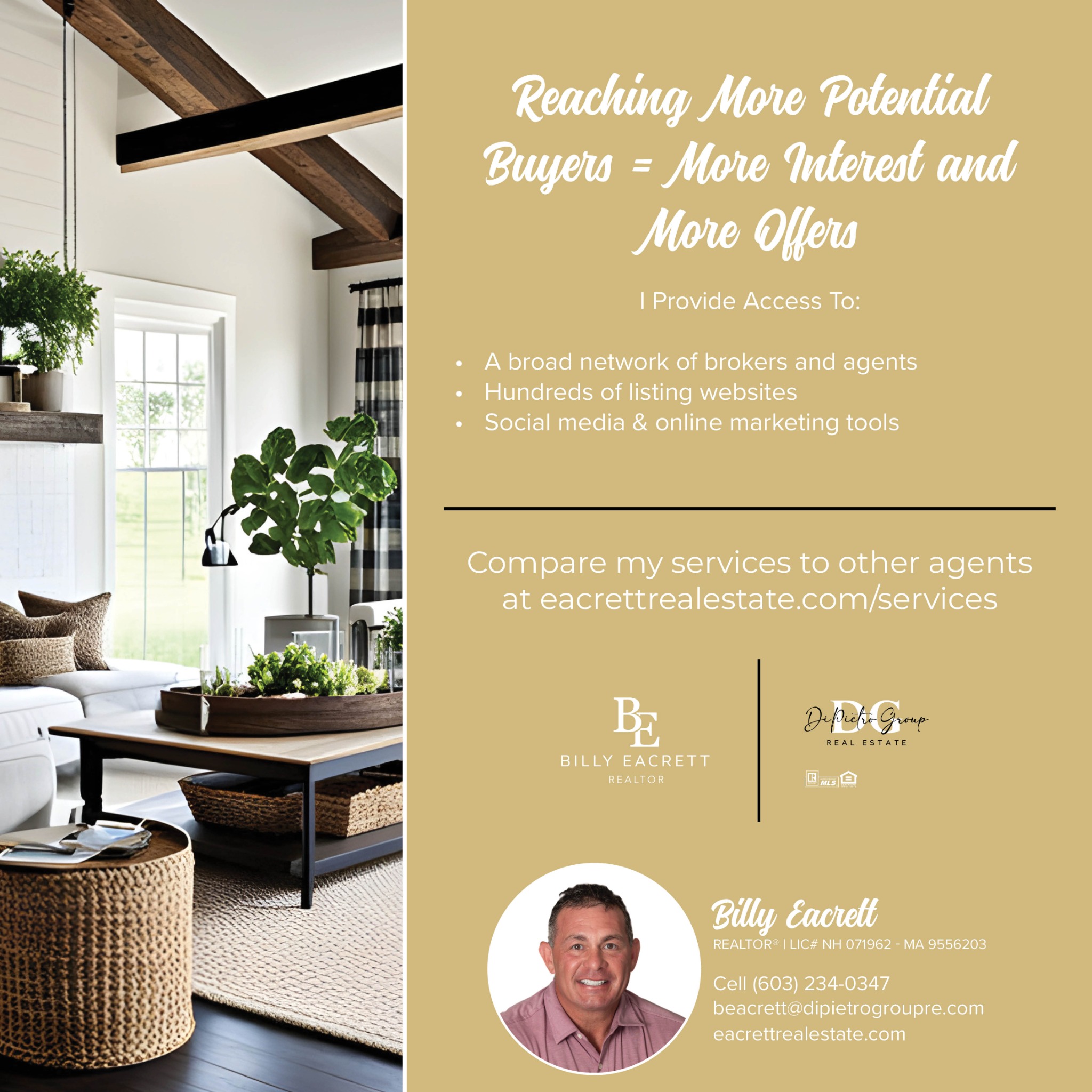 Billy Eacrett Realtor Real Estate Agent ad creative