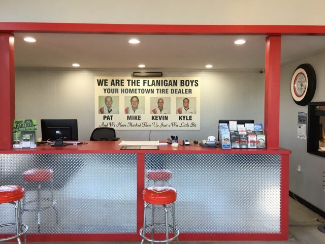 Flanigan Tires Auto Repair ad creative