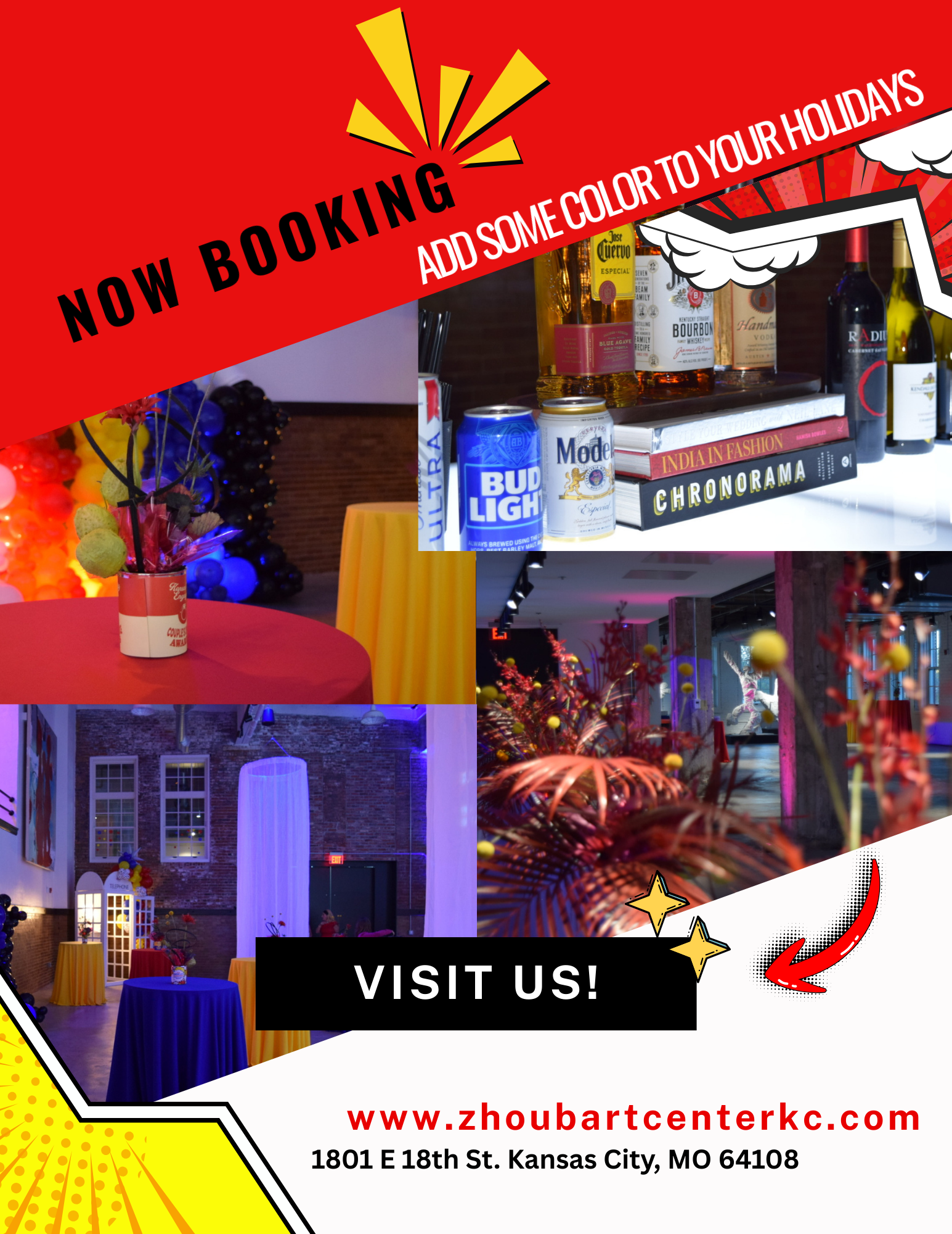 Zhou B Art Center Kansas City MO Event Venue ad creative