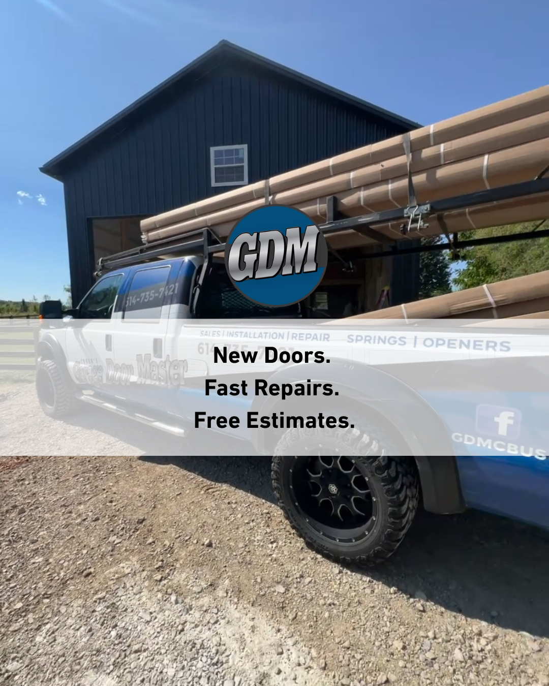 Garage Door Master GoHighLevel Resellers ad creative