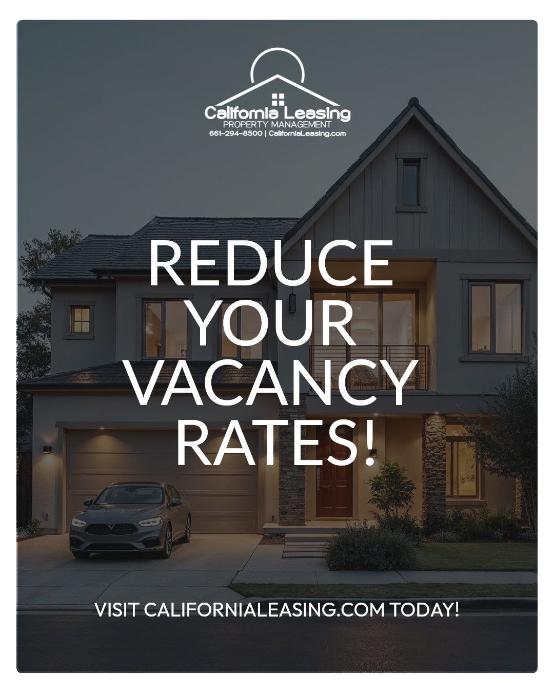 California Leasing Property Management Property Management ad creative