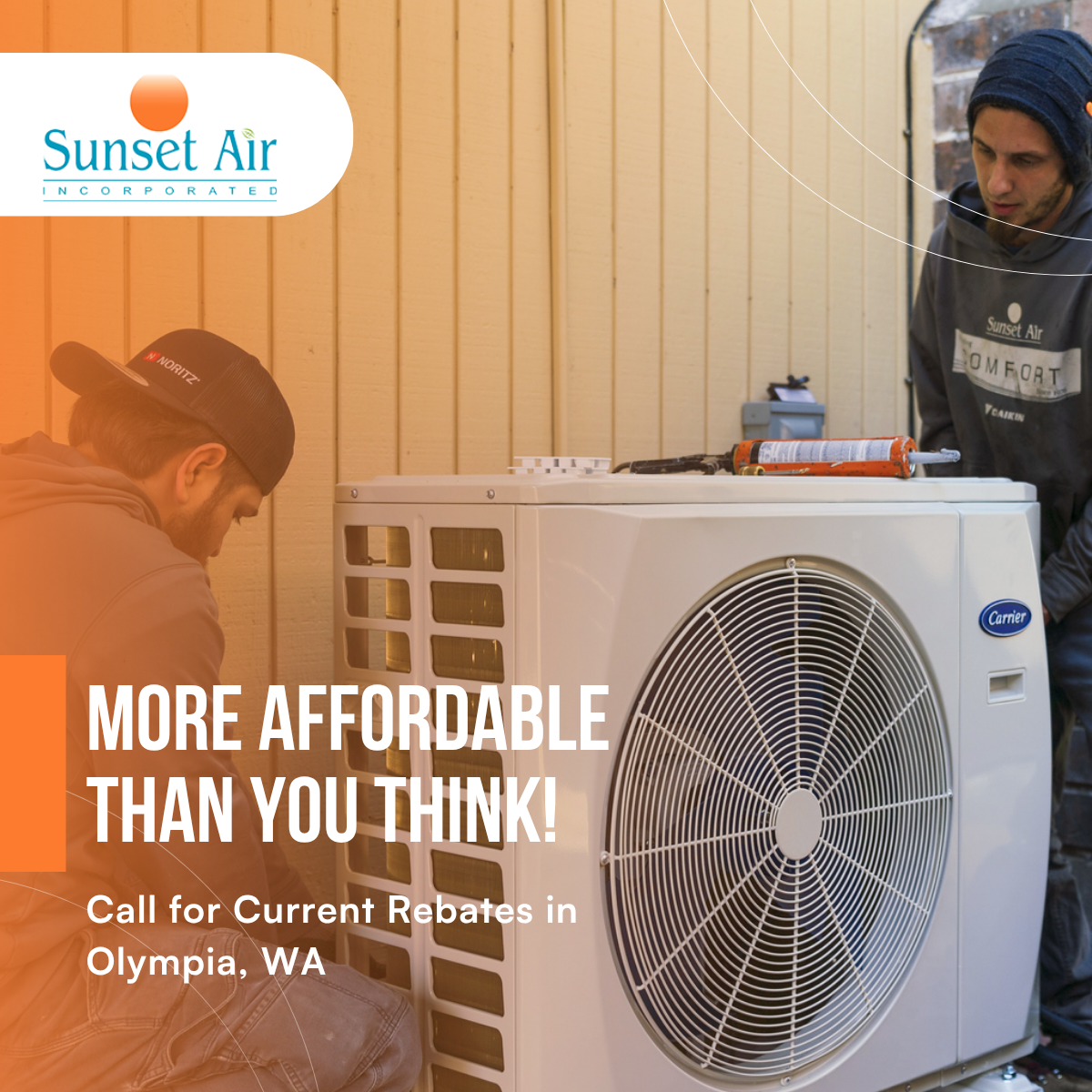 Sunset Air HVAC ad creative