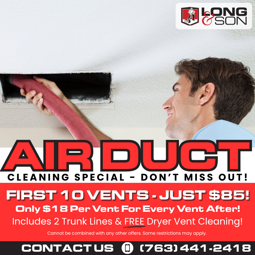 $85 Gets Your First 10 Vents Cleaned