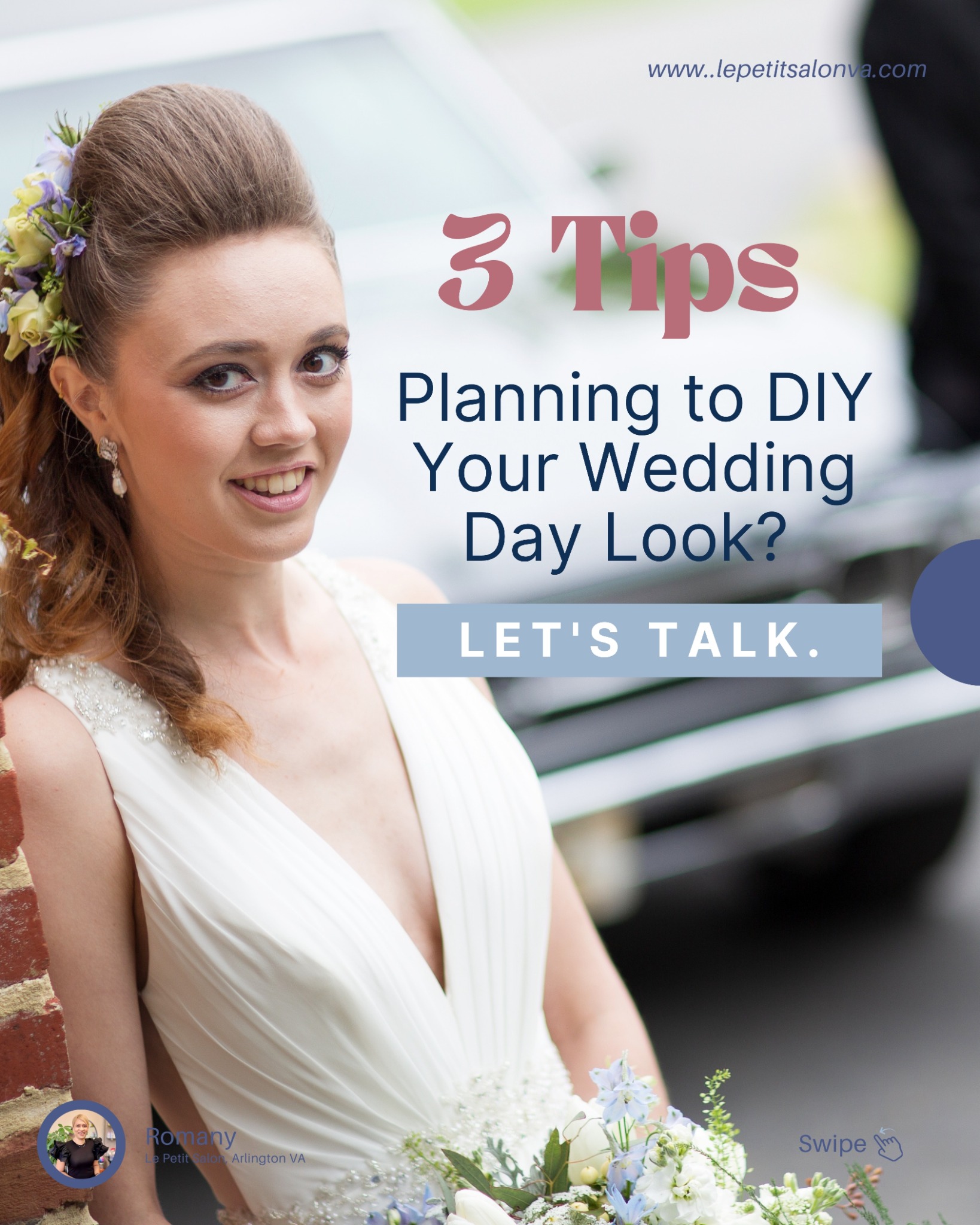 Le Petit Salon - Bridal Makeup Artist ad creative