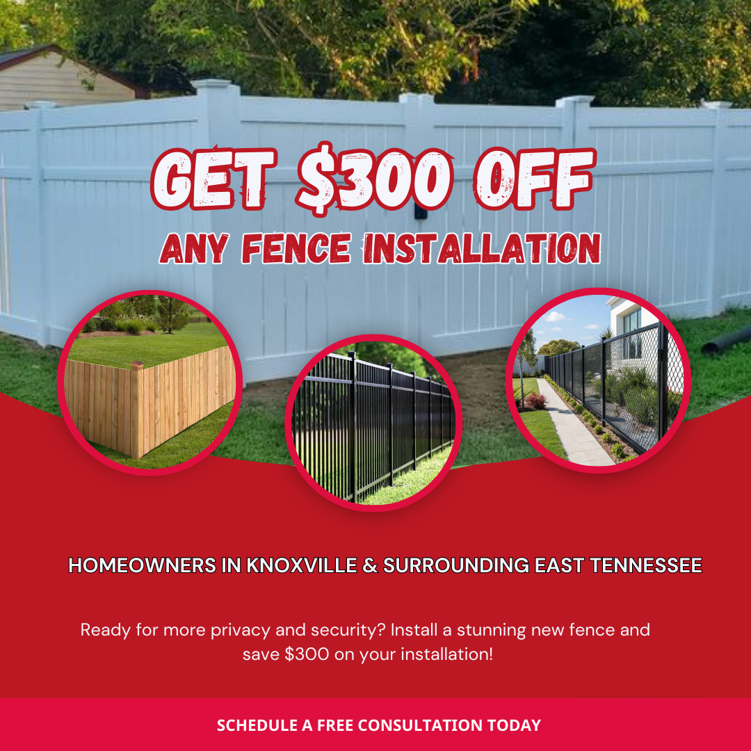 ✨ Get $300 OFF Your New Fence Today! Reclaim Your Privacy & Security!