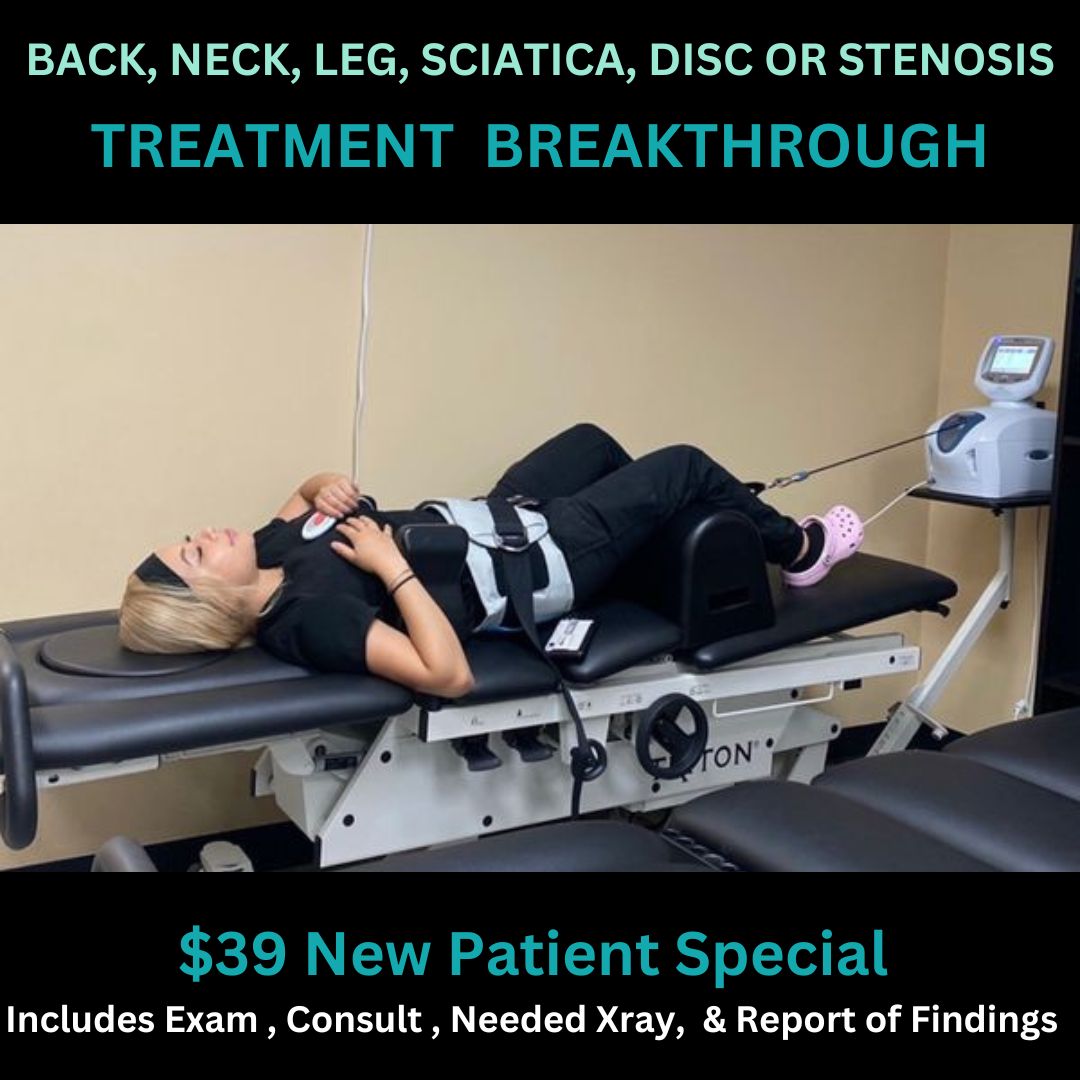 $39 Spinal Decompression Consult, Exam , Xrays & Report of Findings!