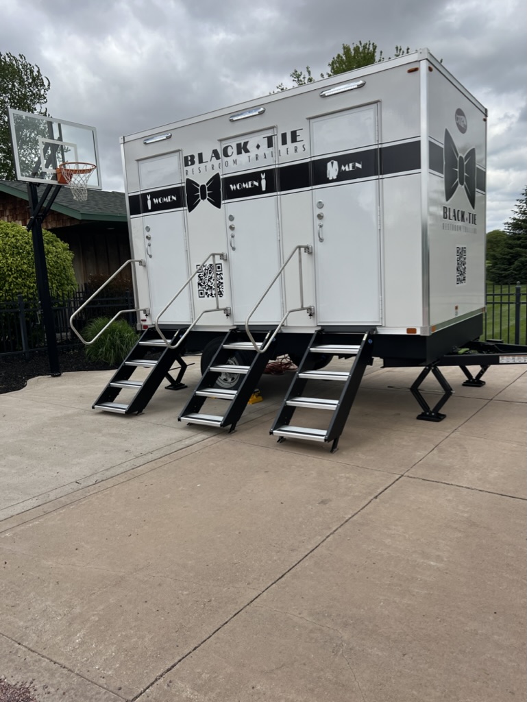 Black Tie Restroom Trailers