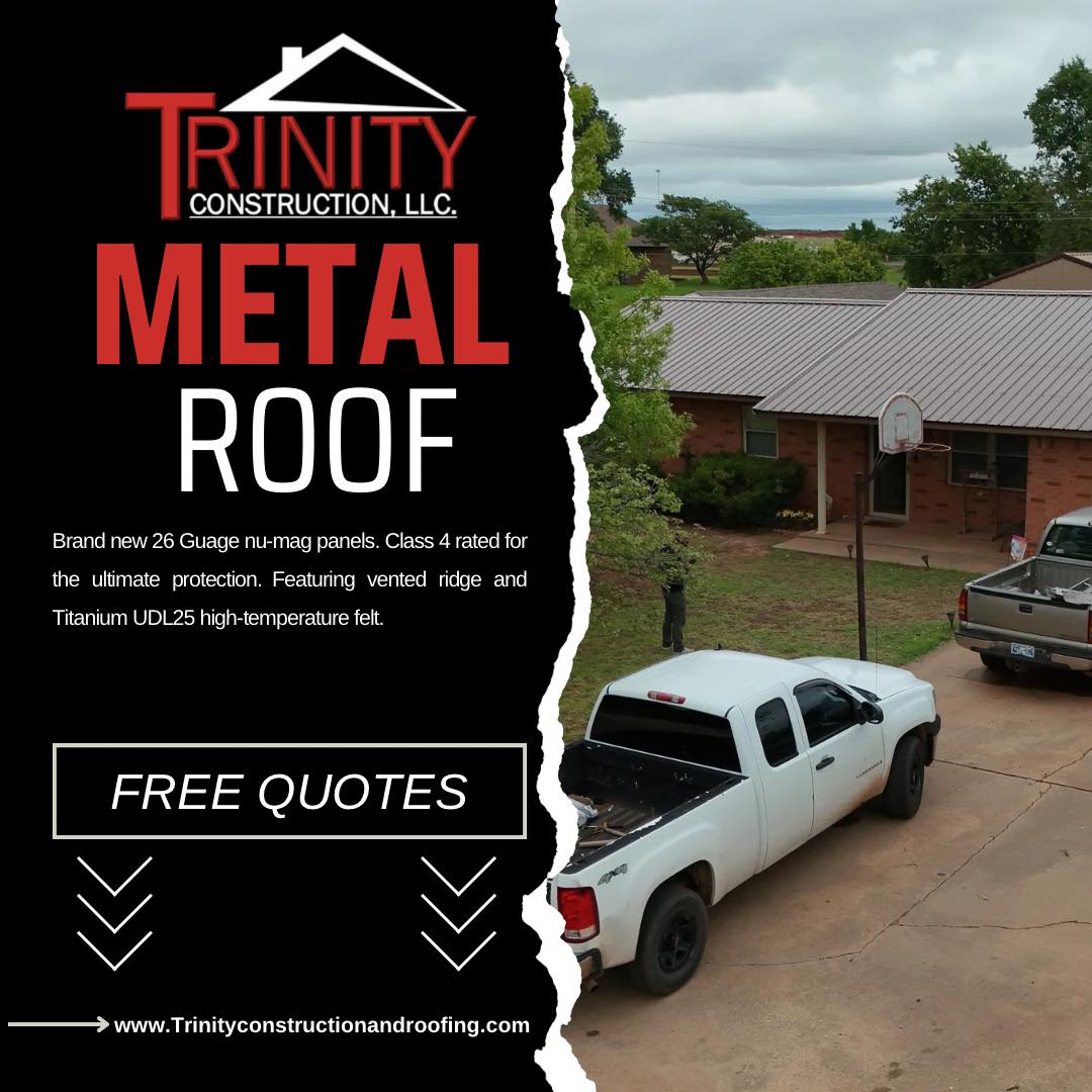 Trinity Construction, LLC Roofing ad creative