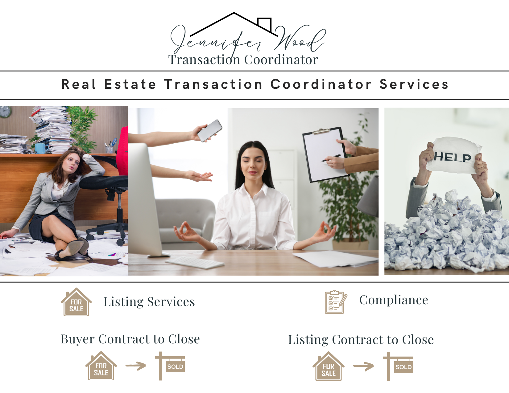 Jennifer Wood, Realtor Real Estate Agent ad creative