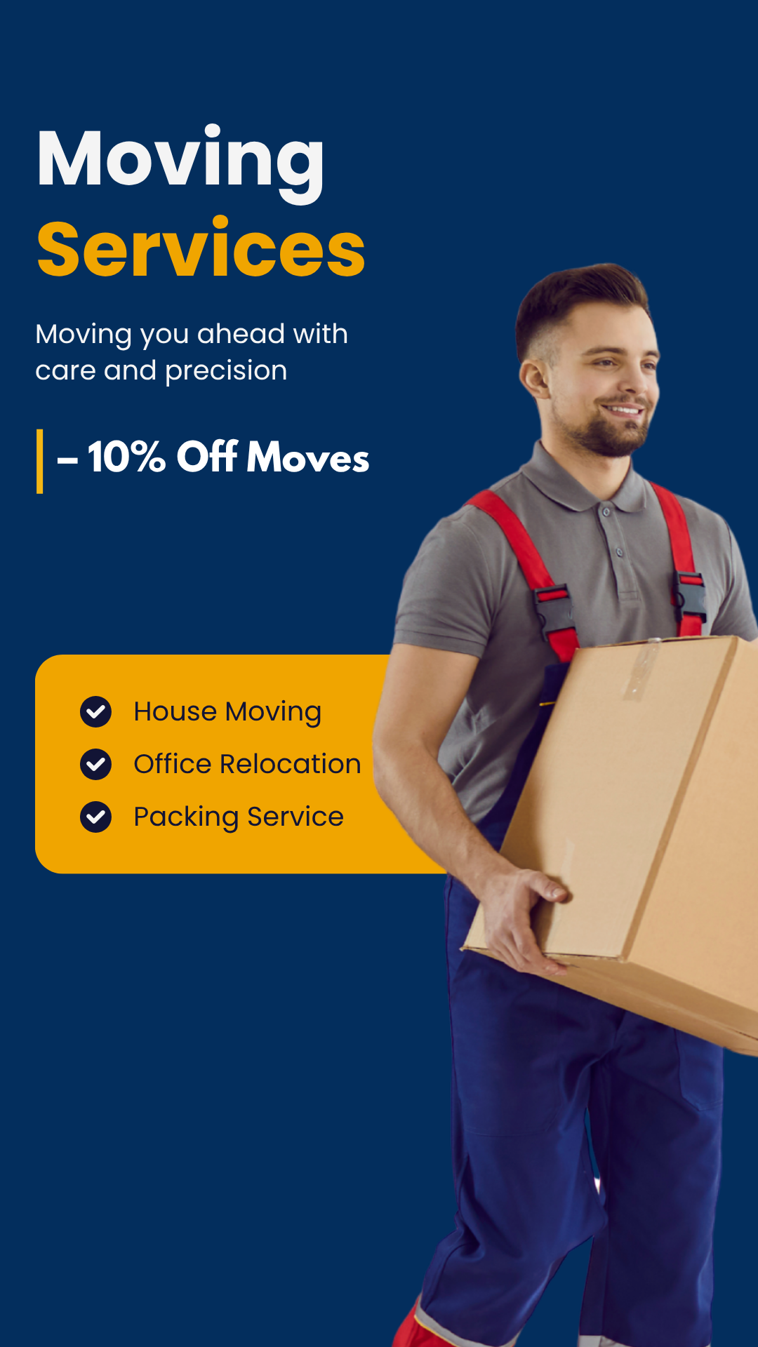 Great Job Moving and Storage Moving Company ad creative