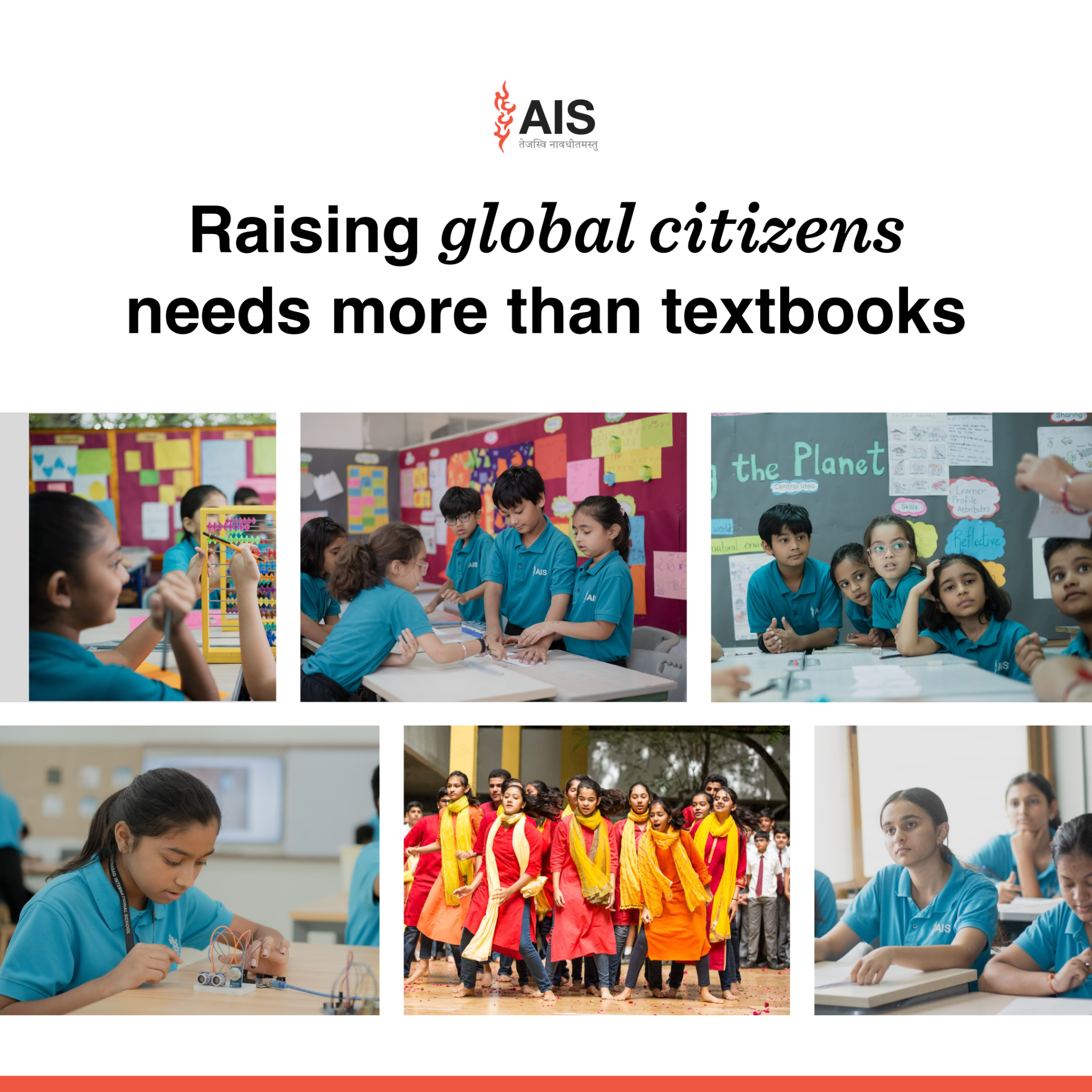 Ahmedabad International School Private School ad creative