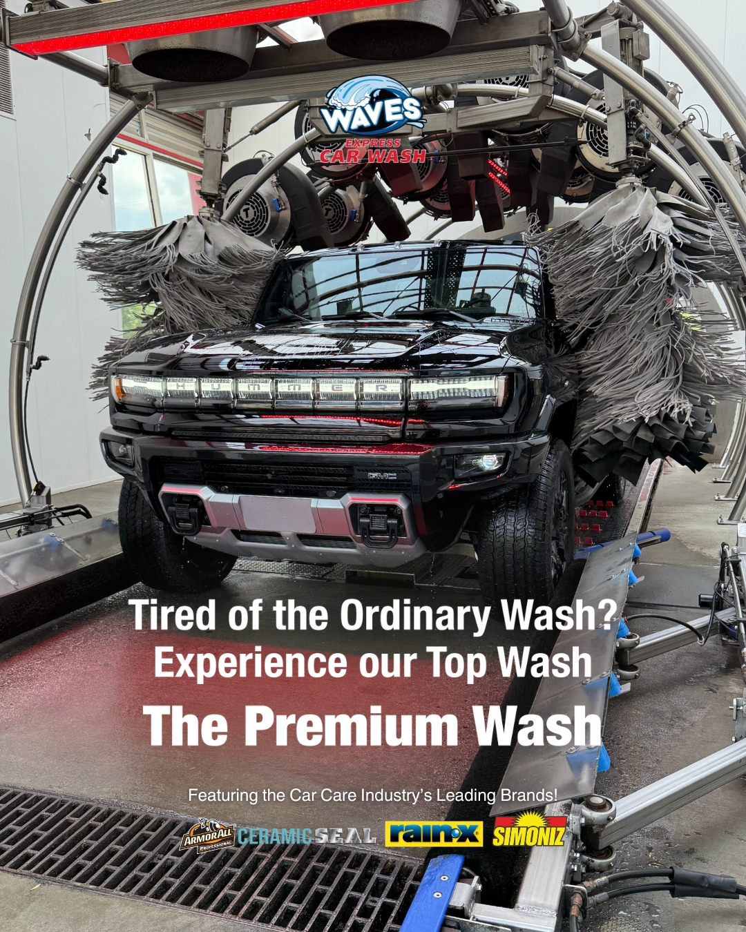 Waves Express Car Wash Car Wash ad creative