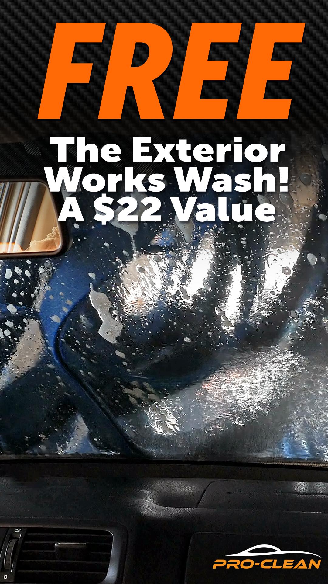 Pro-Clean Car Wash and Detailing Car Wash ad creative