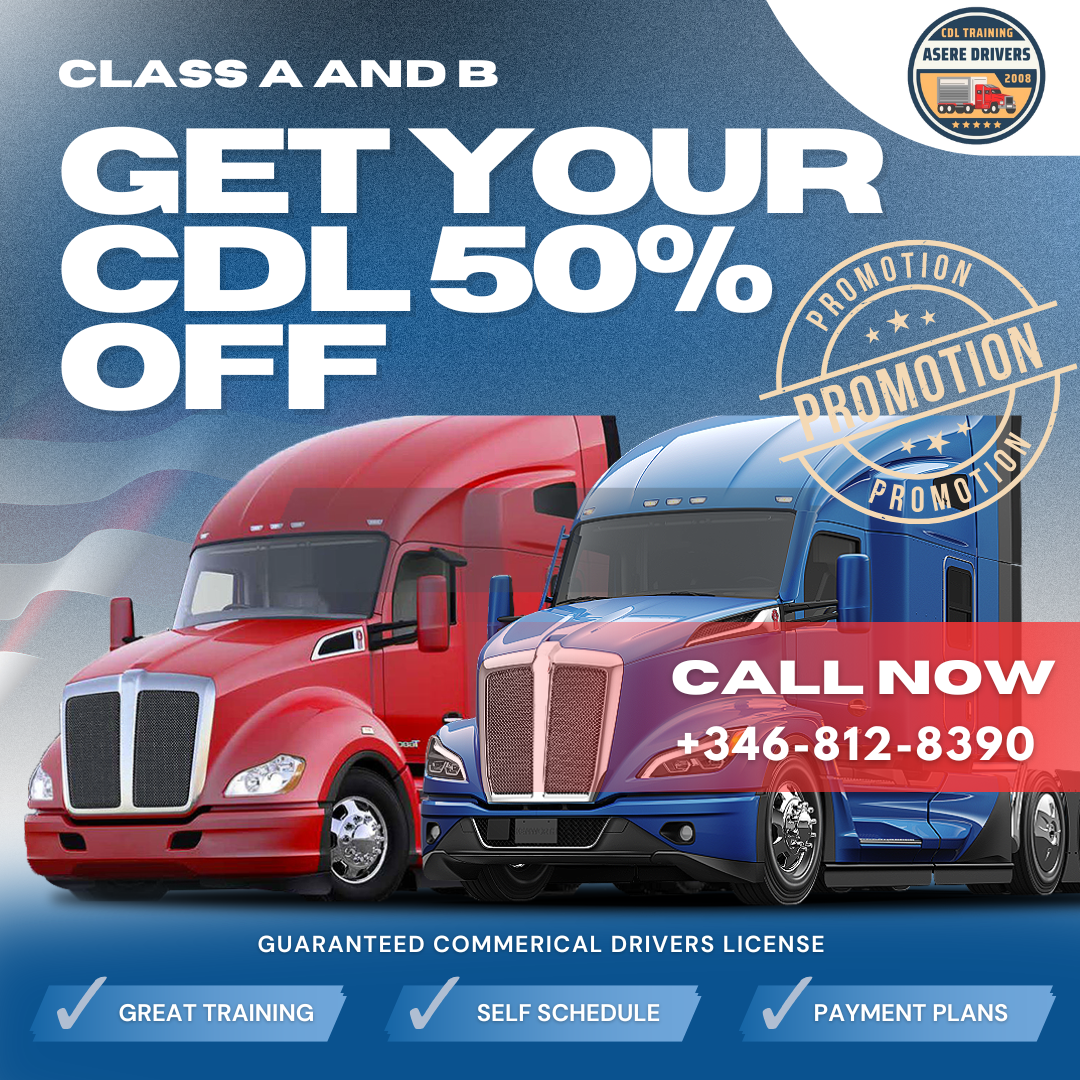 Asere Drivers CDL Driving School ad creative
