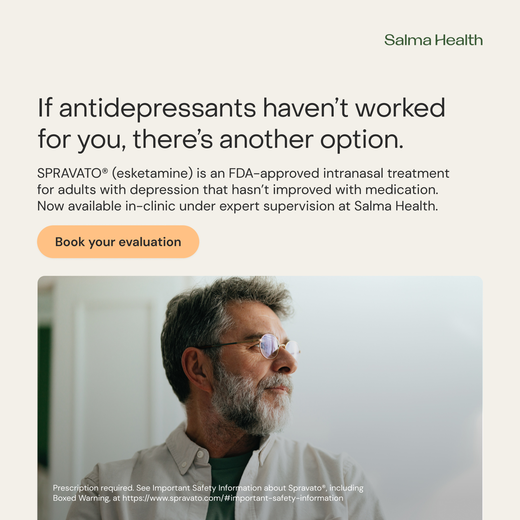 Salma Health Psychiatrist ad creative