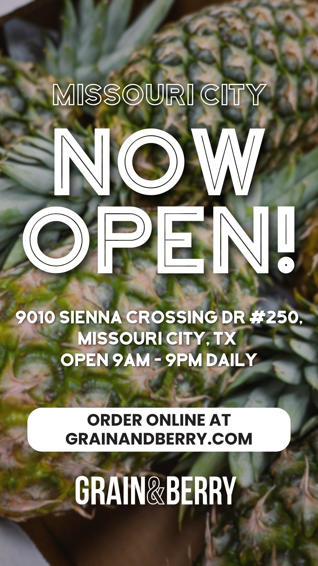 Missouri City, WE’RE OFFICIALLY OPEN!