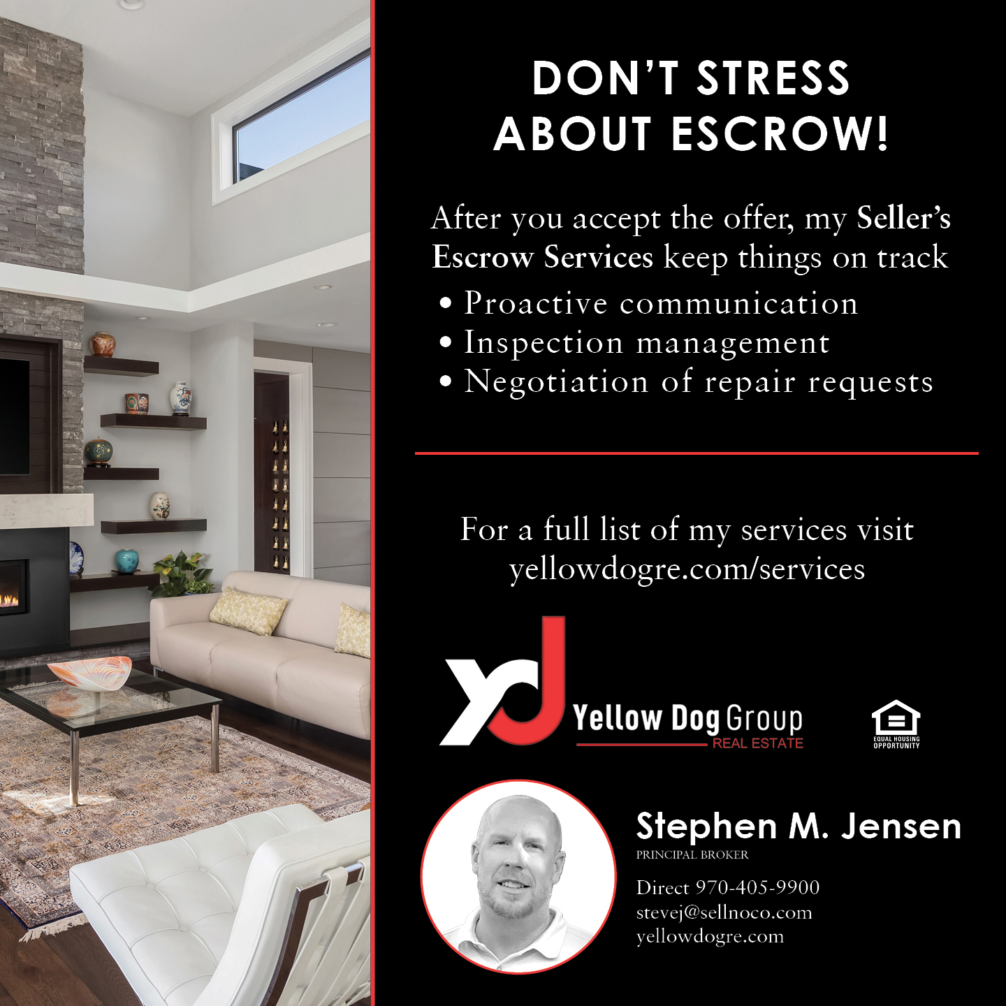 Yellow Dog Group Real Estate Real Estate Agent ad creative