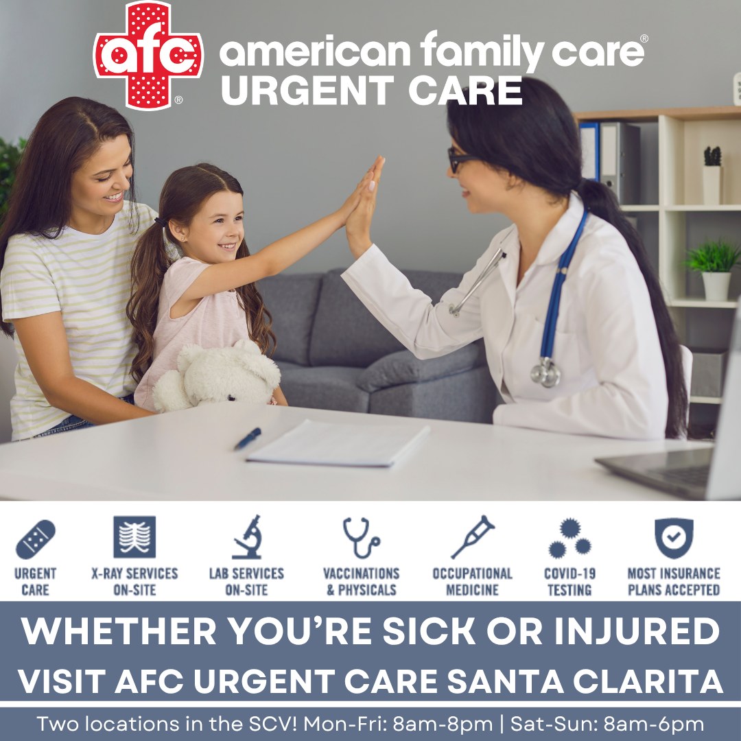 AFC Urgent Care Valencia Urgent Care ad creative