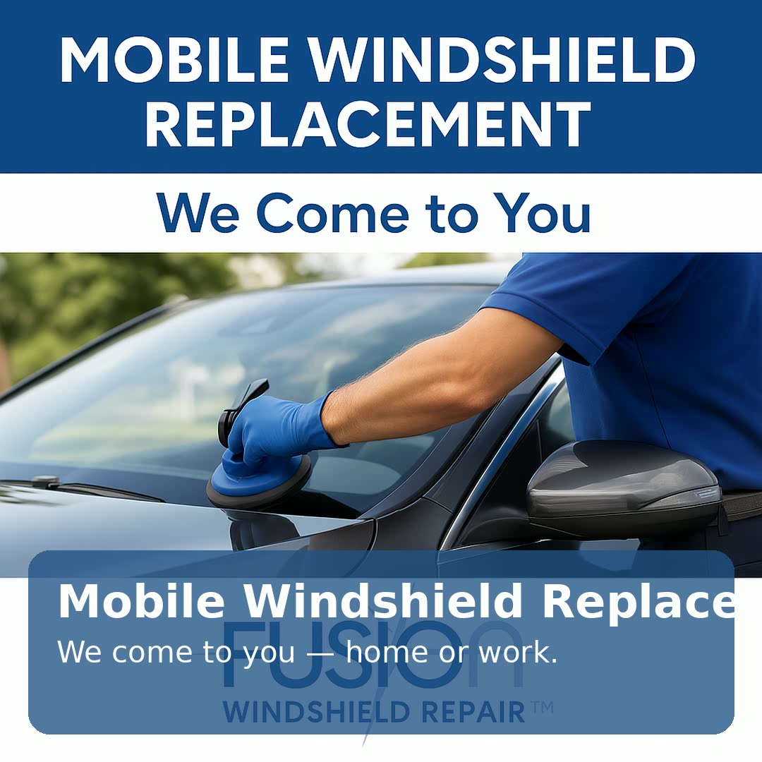Fusion Windshield Repair and Replacement Auto Body Shop ad creative