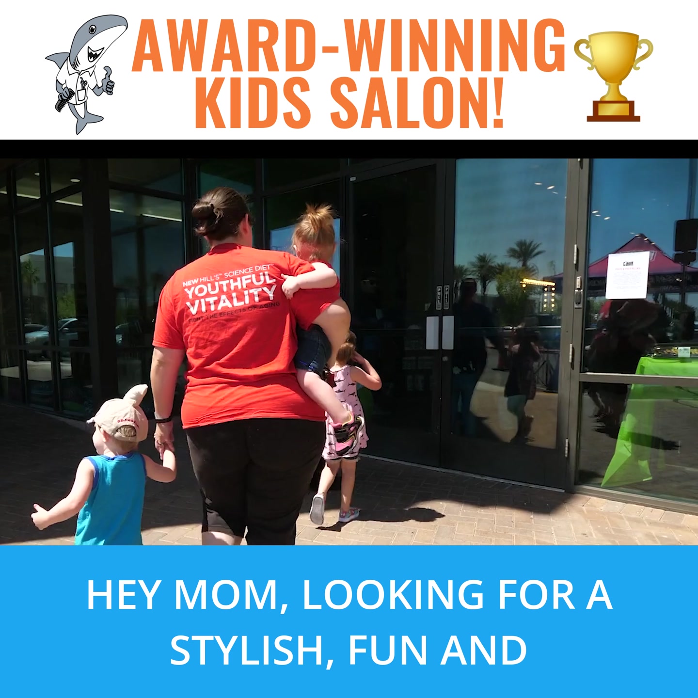 Sharkey's Cuts for Kids - Eden Prairie, MN Barber Shop ad creative