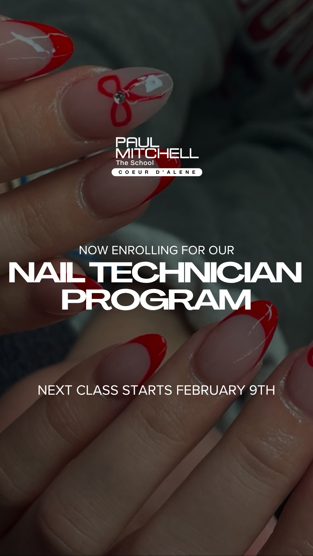 Paul Mitchell The School Coeur d'Alene Private School ad creative