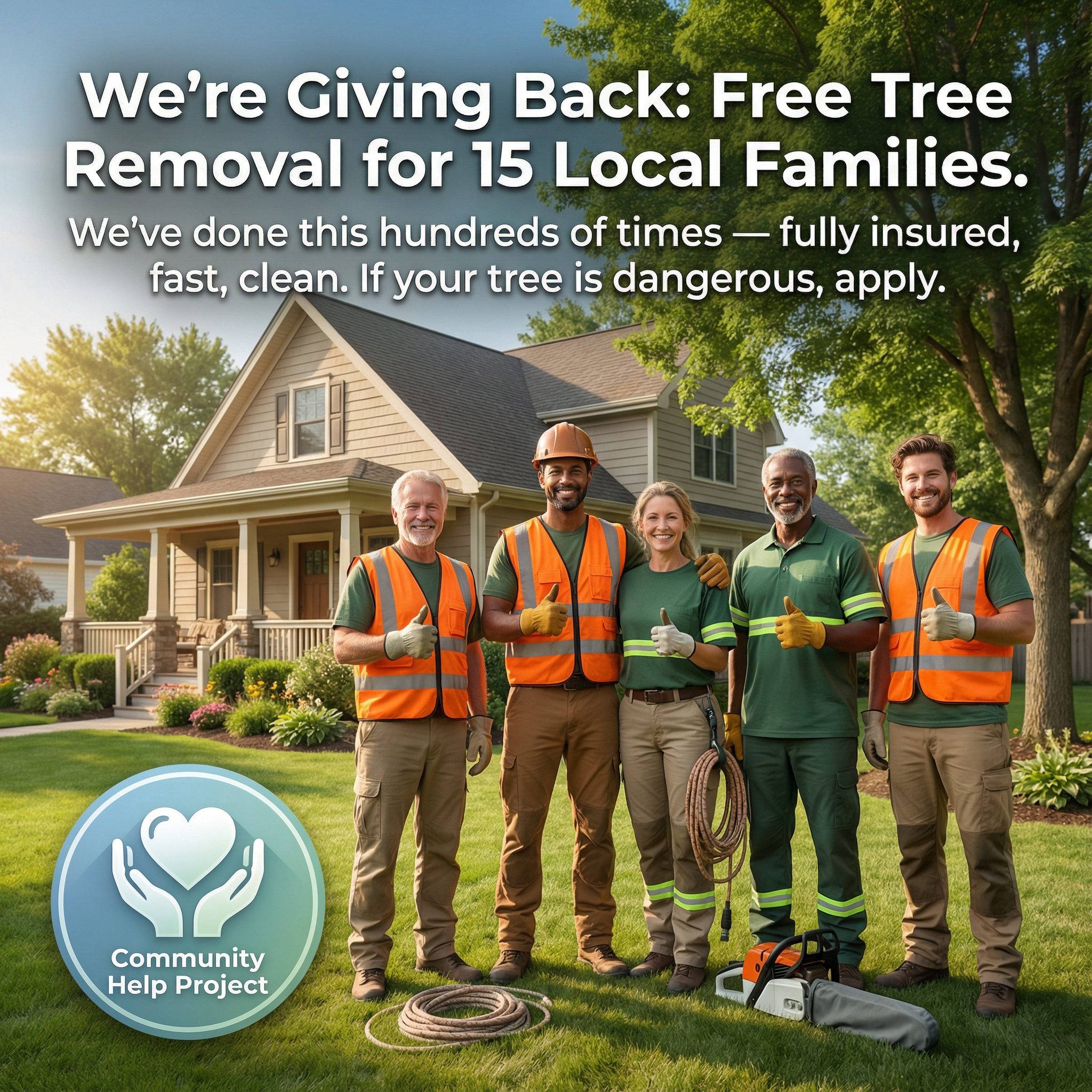 15 Free Tree Removals Available This Month