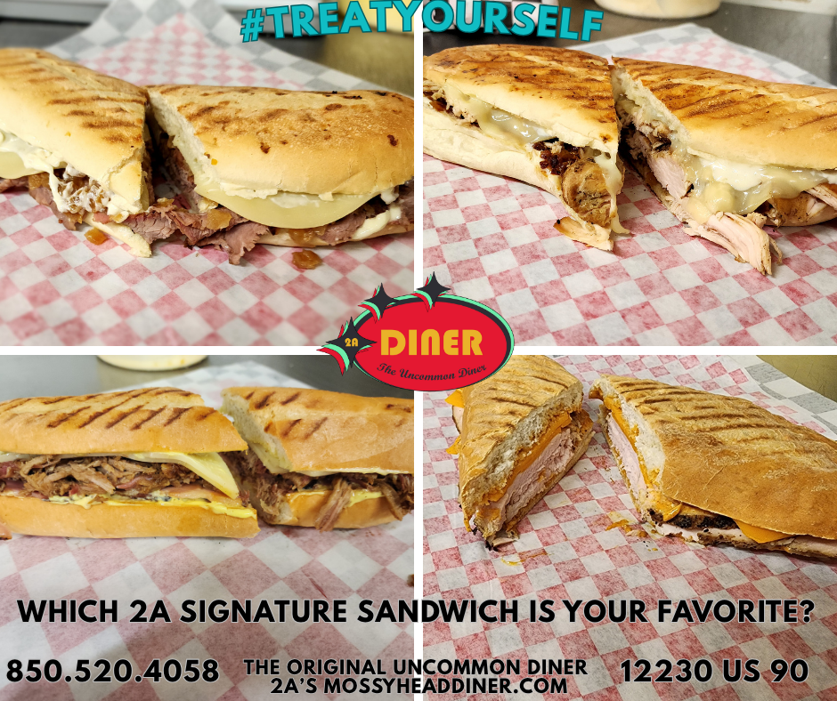 2A's Mossy Head Diner Restaurant ad creative