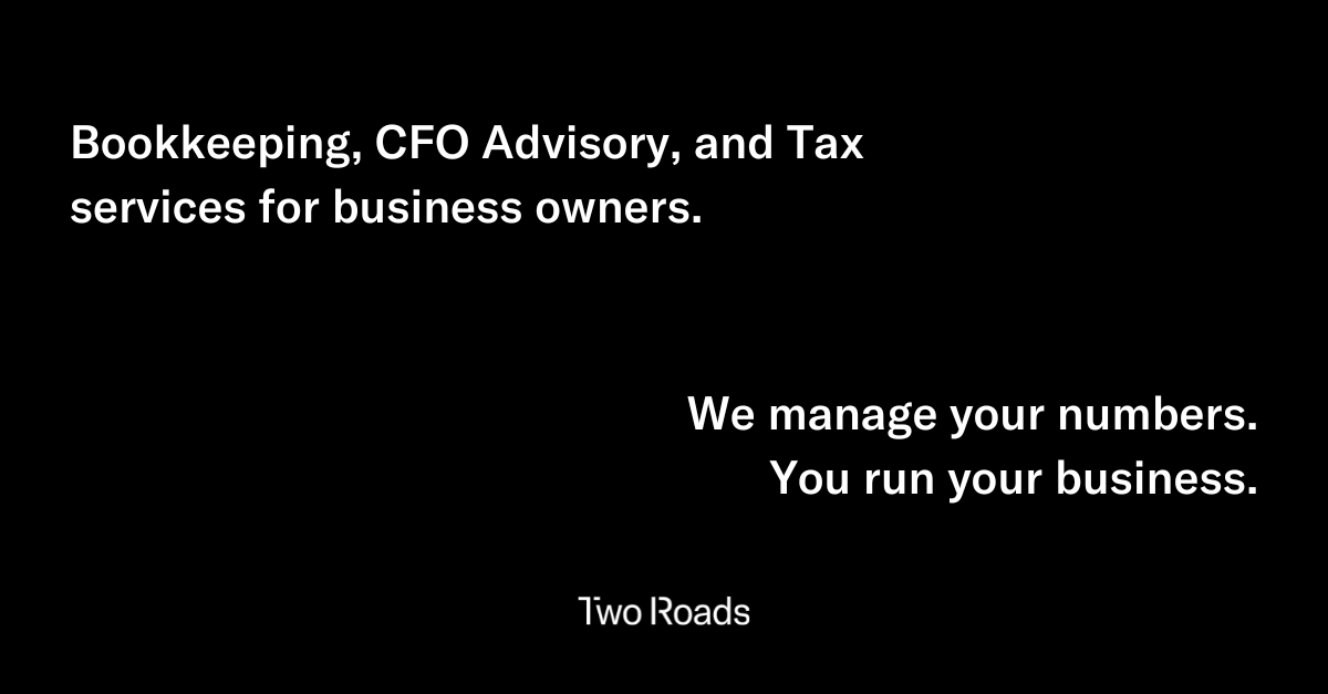 Two Roads Accountant ad creative